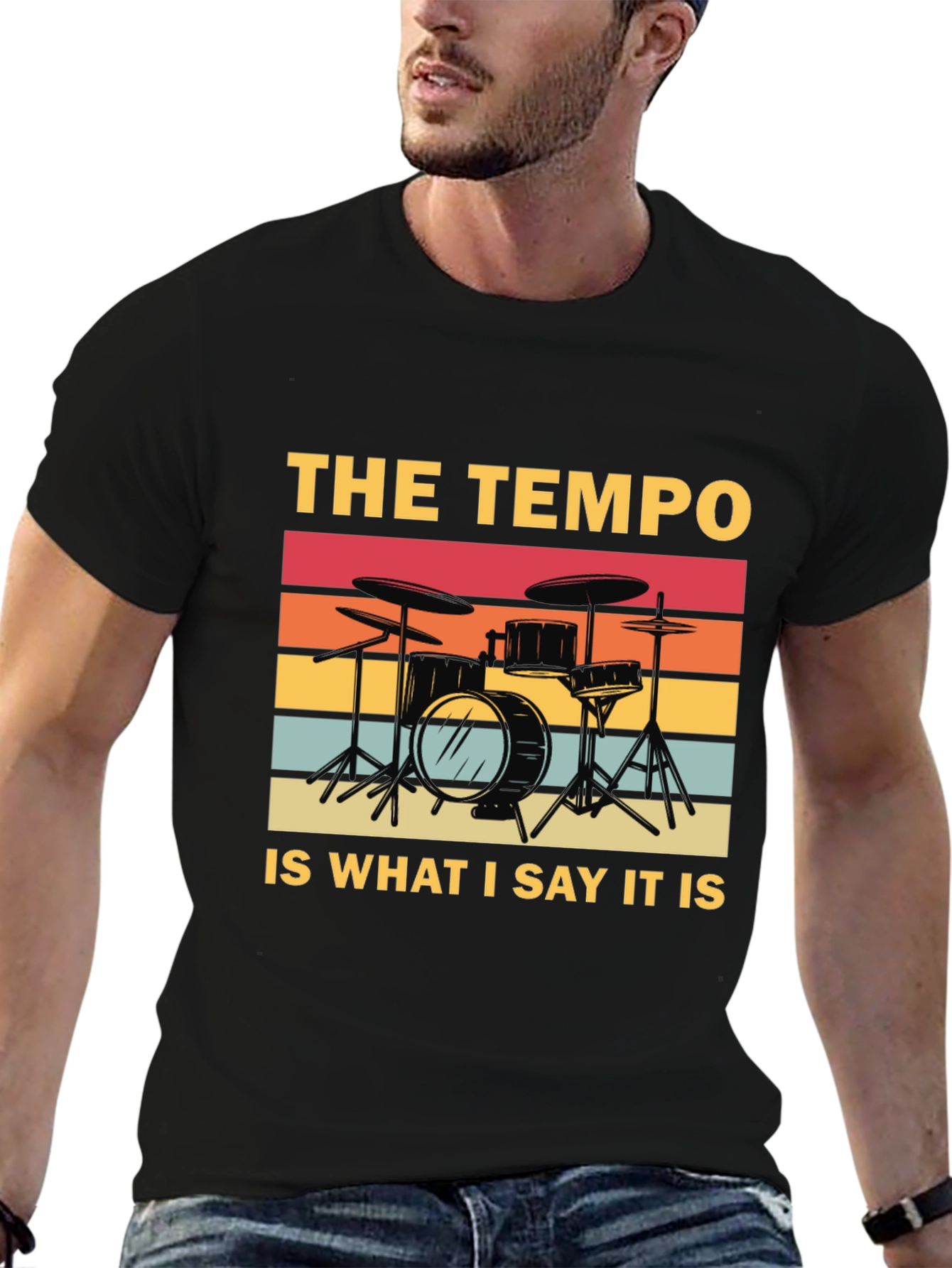 Tempo Drummer Graphic Tee