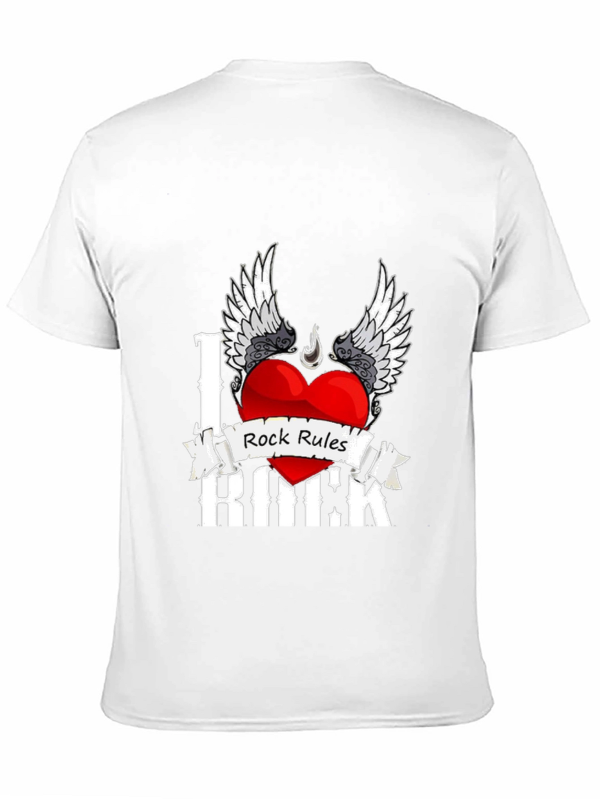 I Love Rock Music Graphic T-Shirt