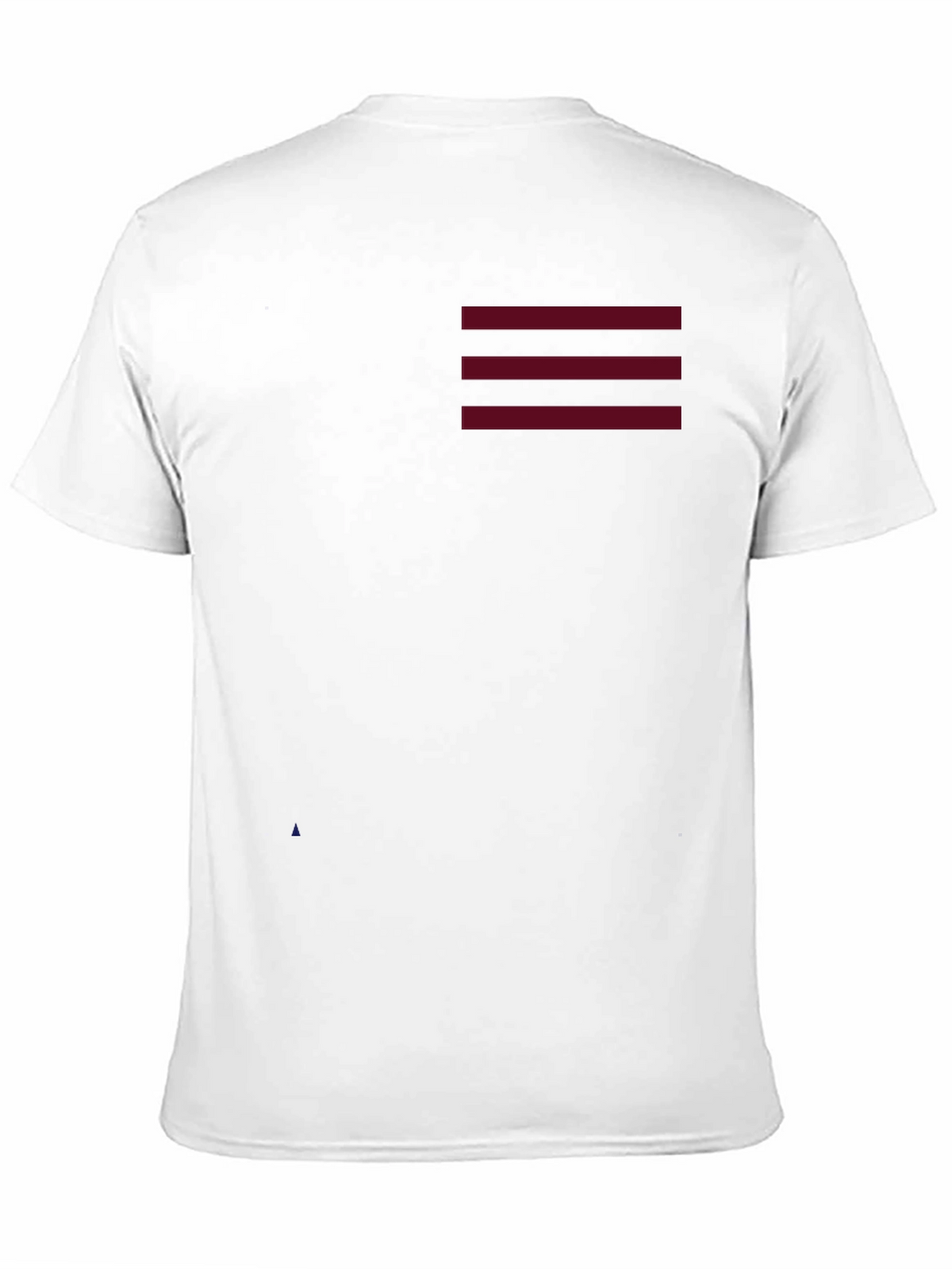 Striped Casual Black T-Shirt
