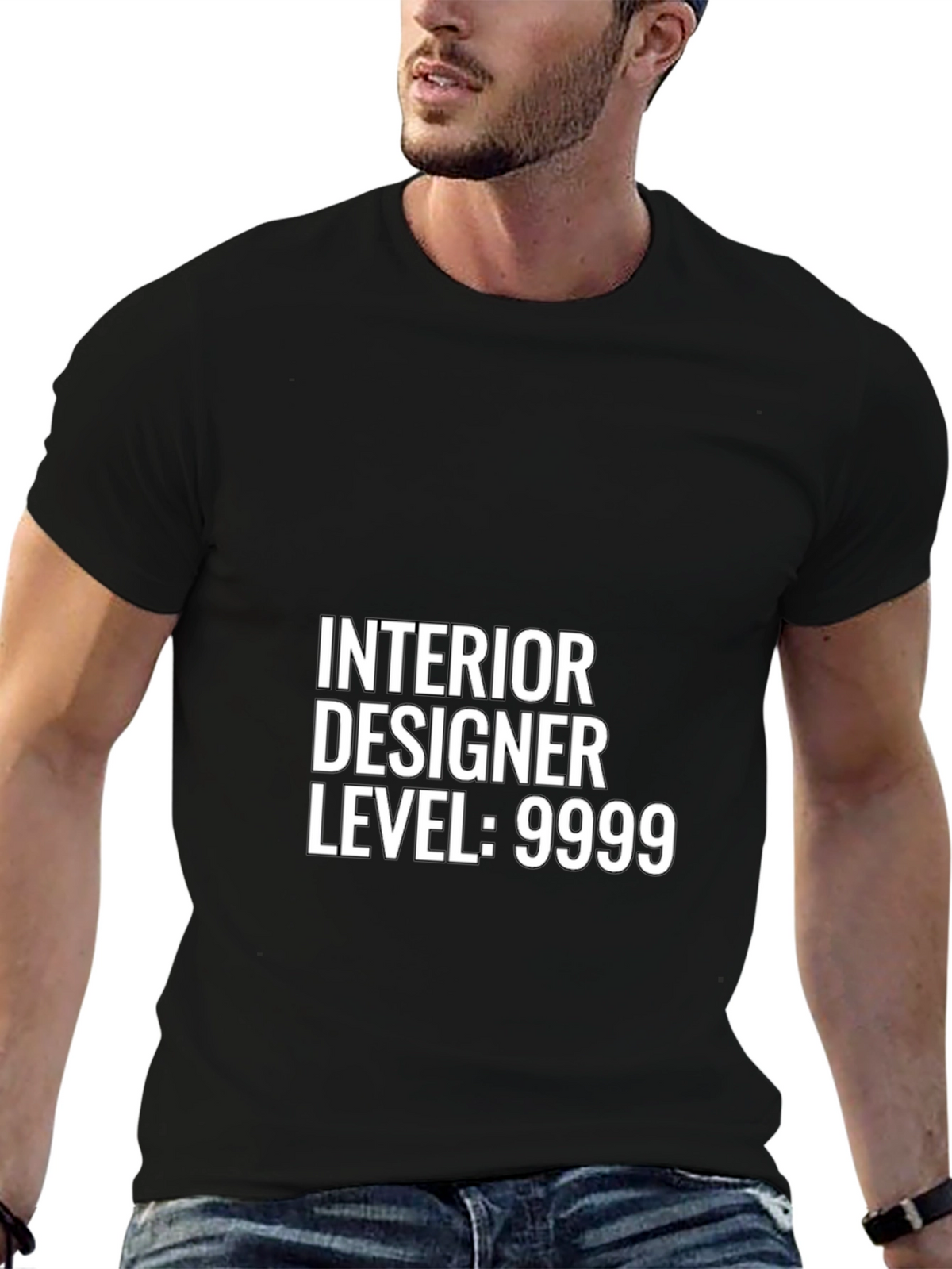 Interior Designer Level 9999 Black T-Shirt