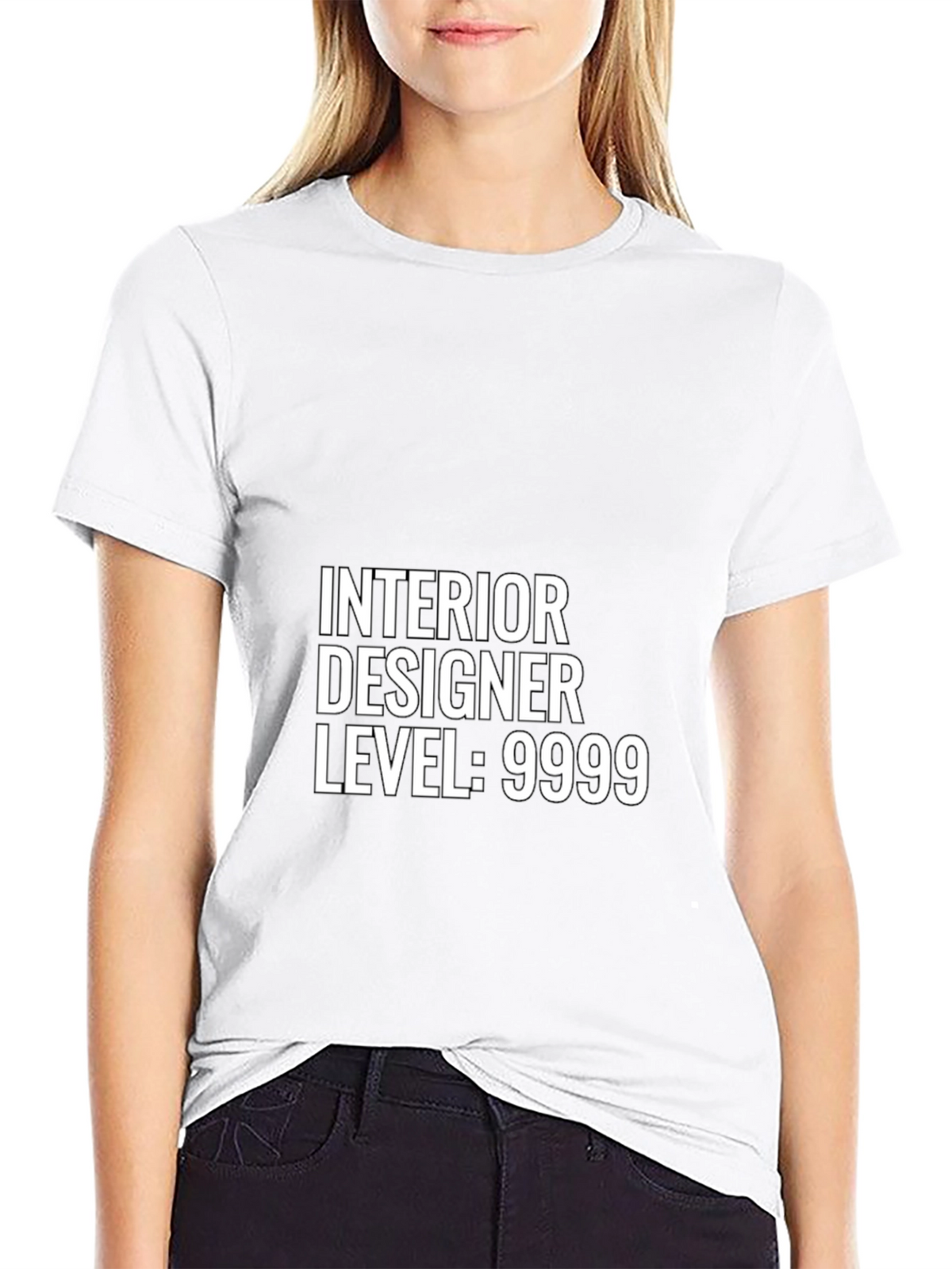 Interior Designer Level 9999 Black T-Shirt
