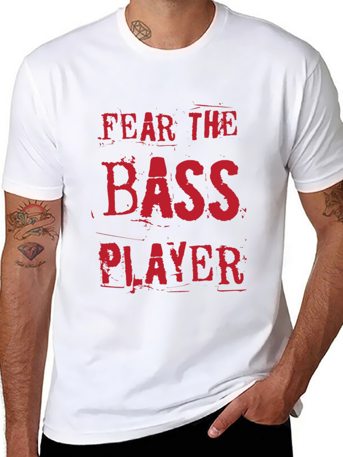 Fear the Bass Player Black T-Shirt