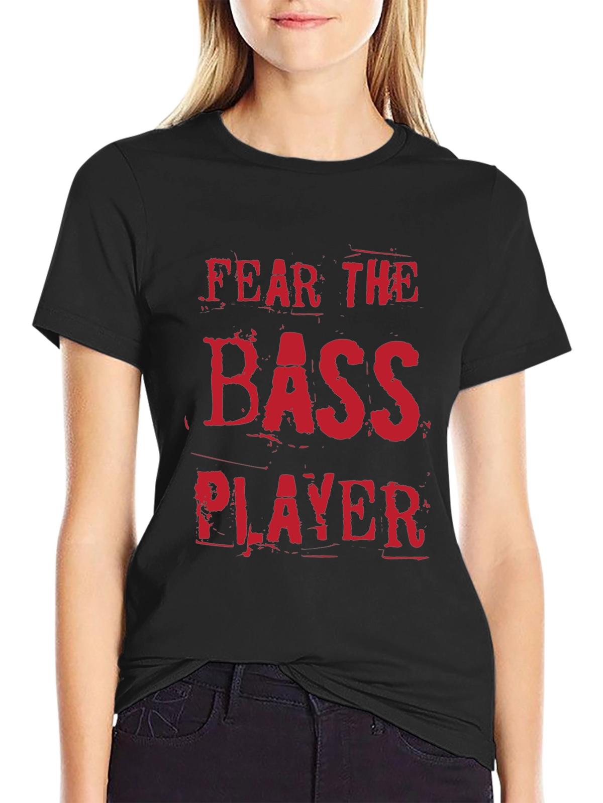 Fear the Bass Player Black T-Shirt