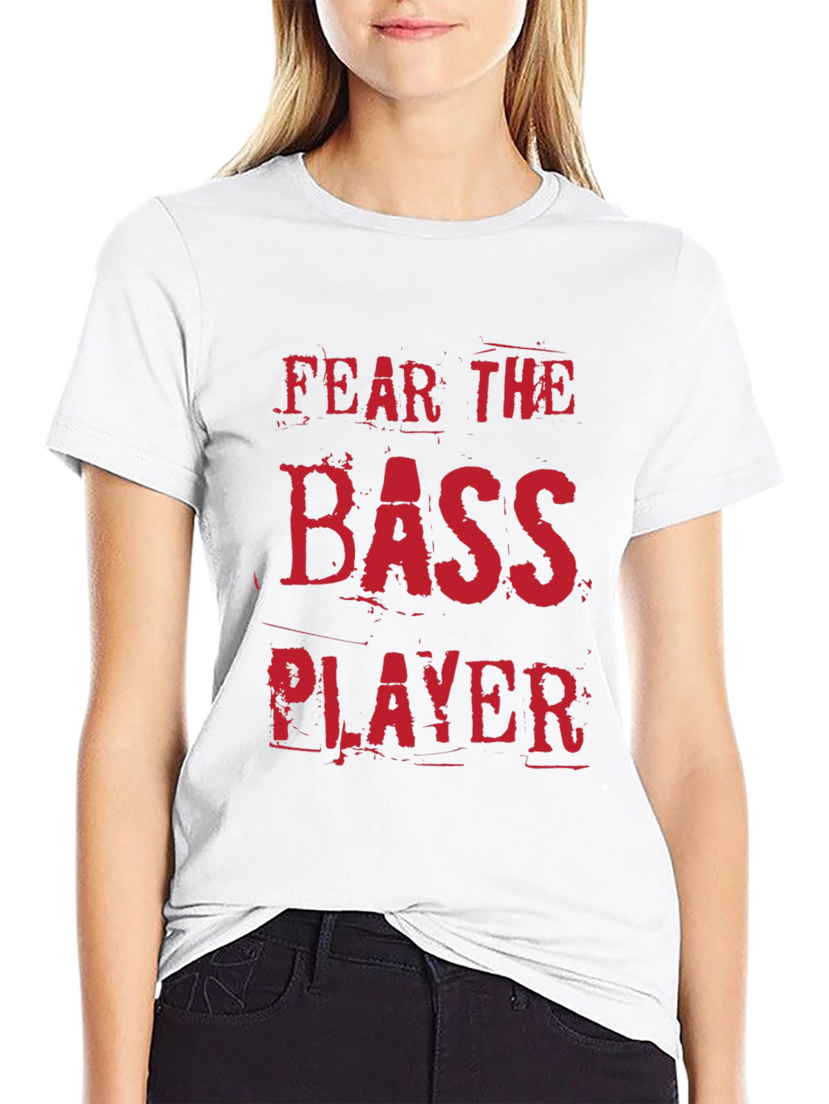 Fear the Bass Player Black T-Shirt