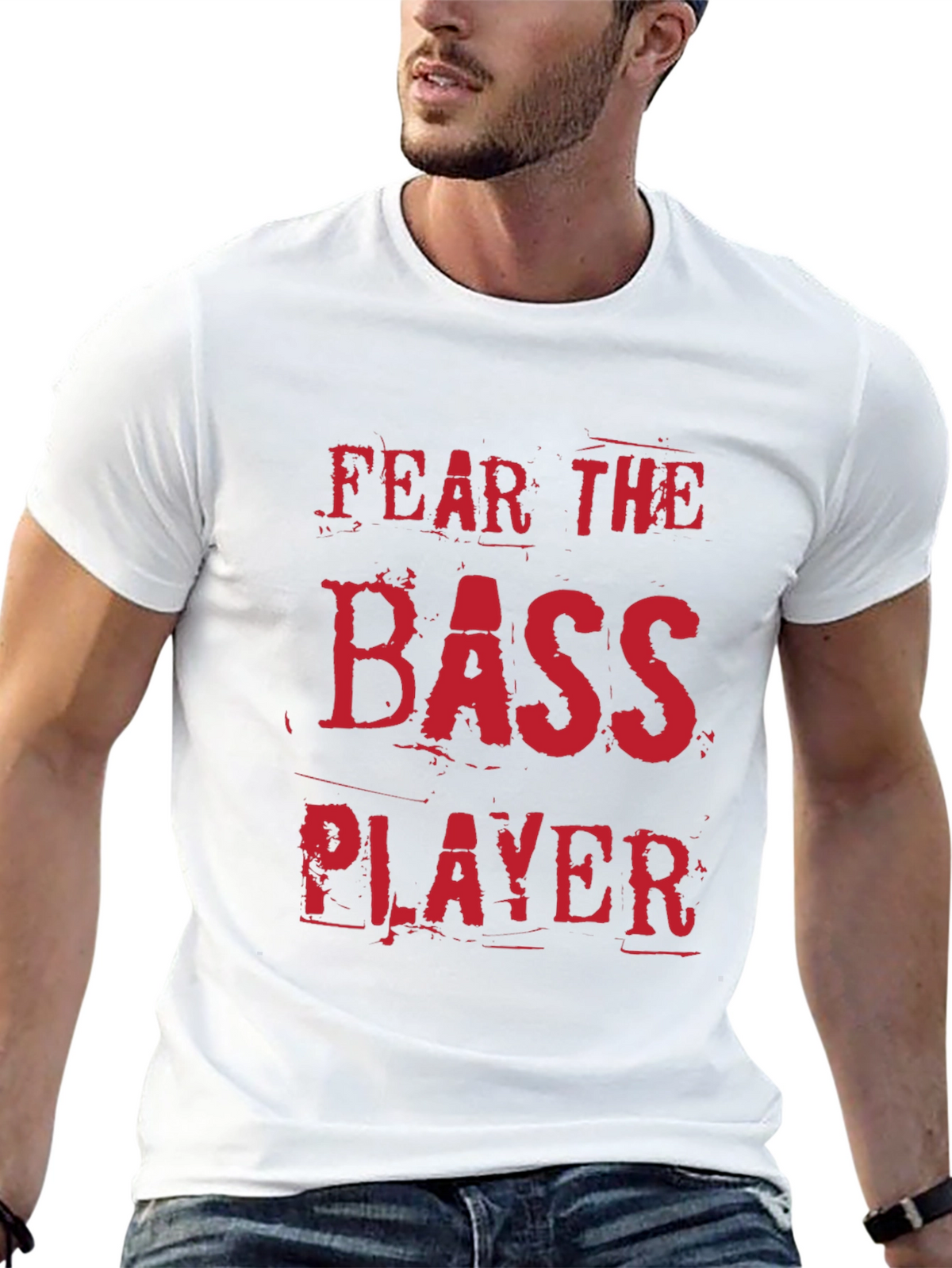Fear the Bass Player Black T-Shirt