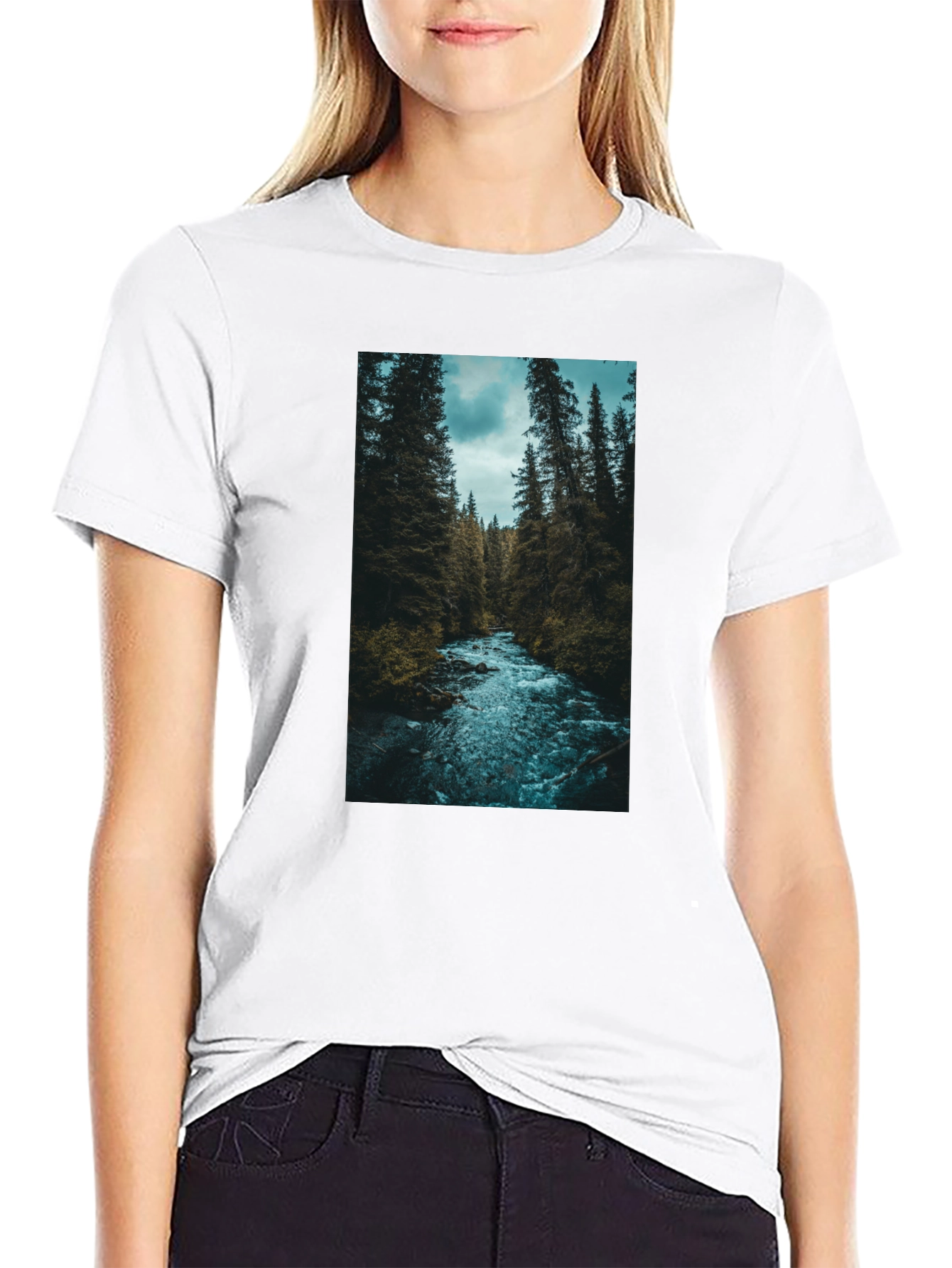 Nature Stream Graphic Tee