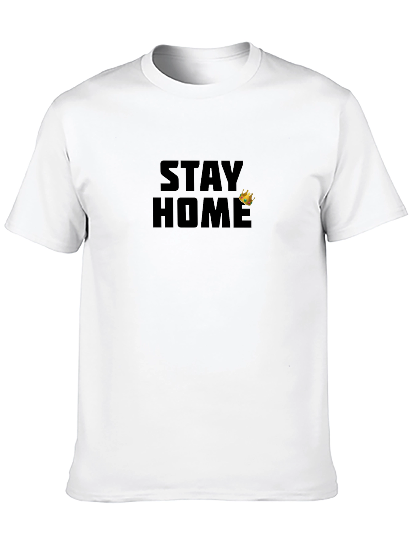 Stay Home King Graphic Tee - Stylish Comfort