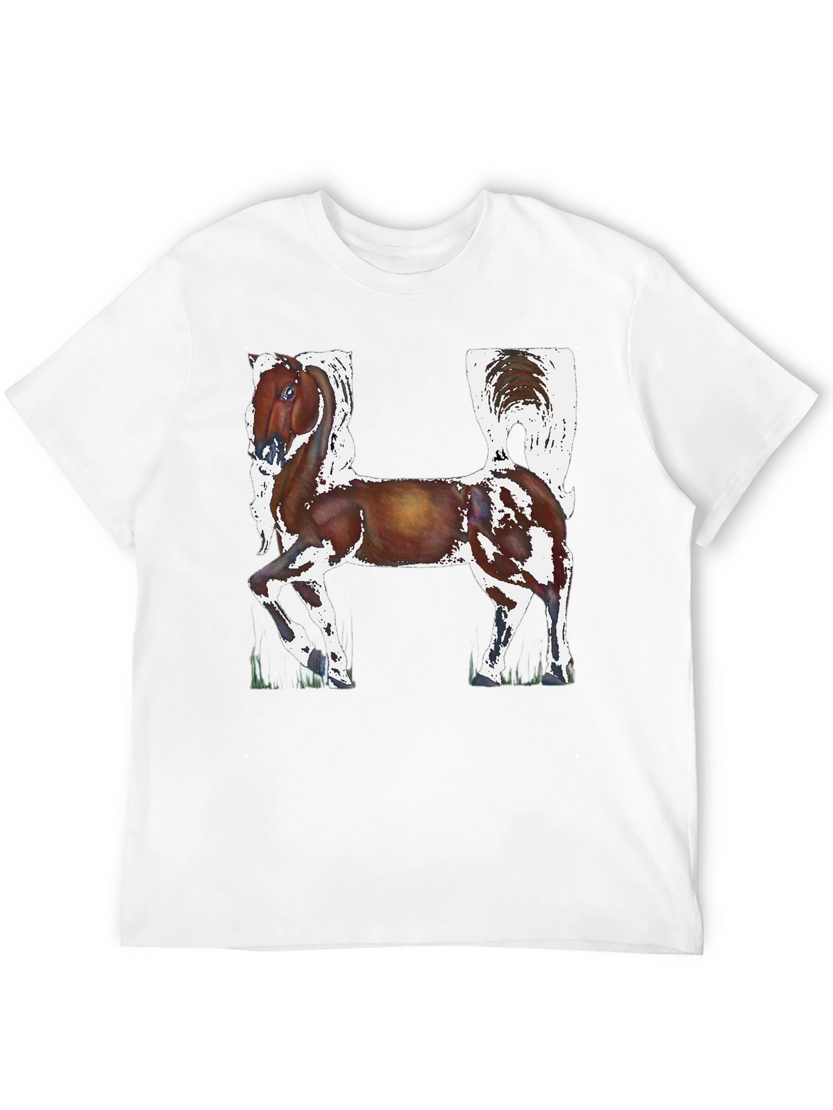 Horse Letter H Graphic Tee