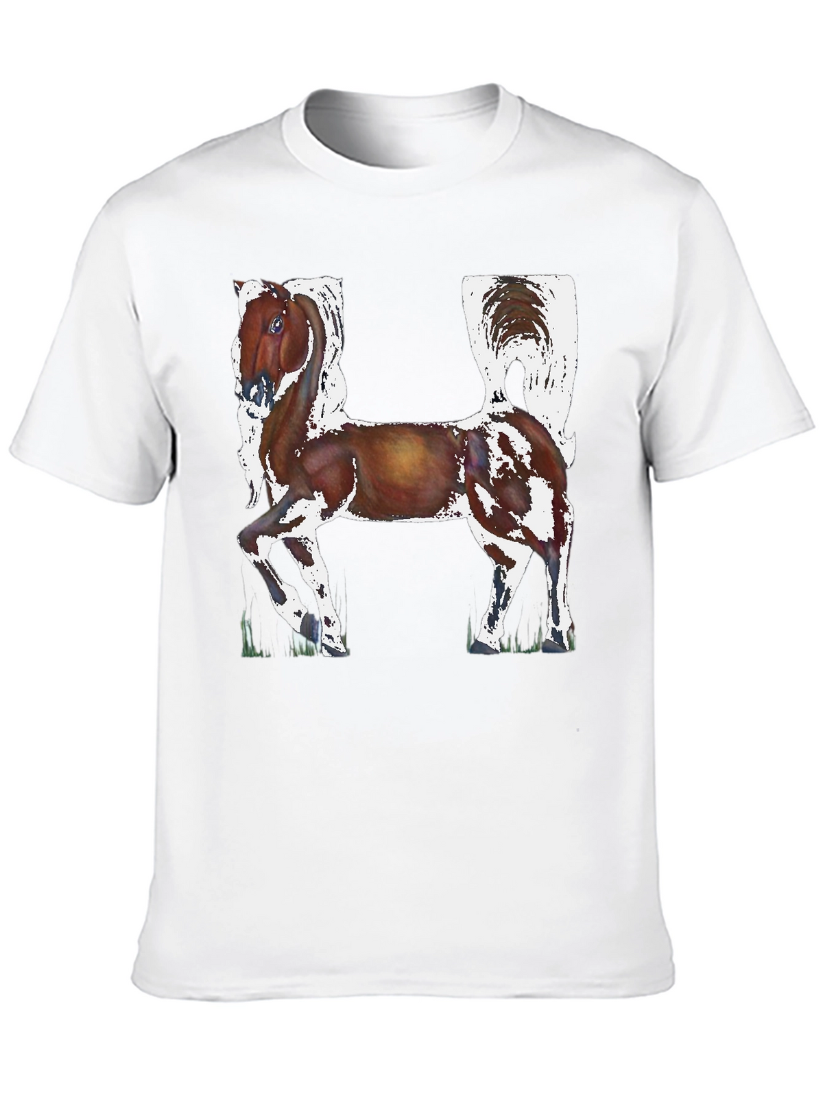 Horse Letter H Graphic Tee