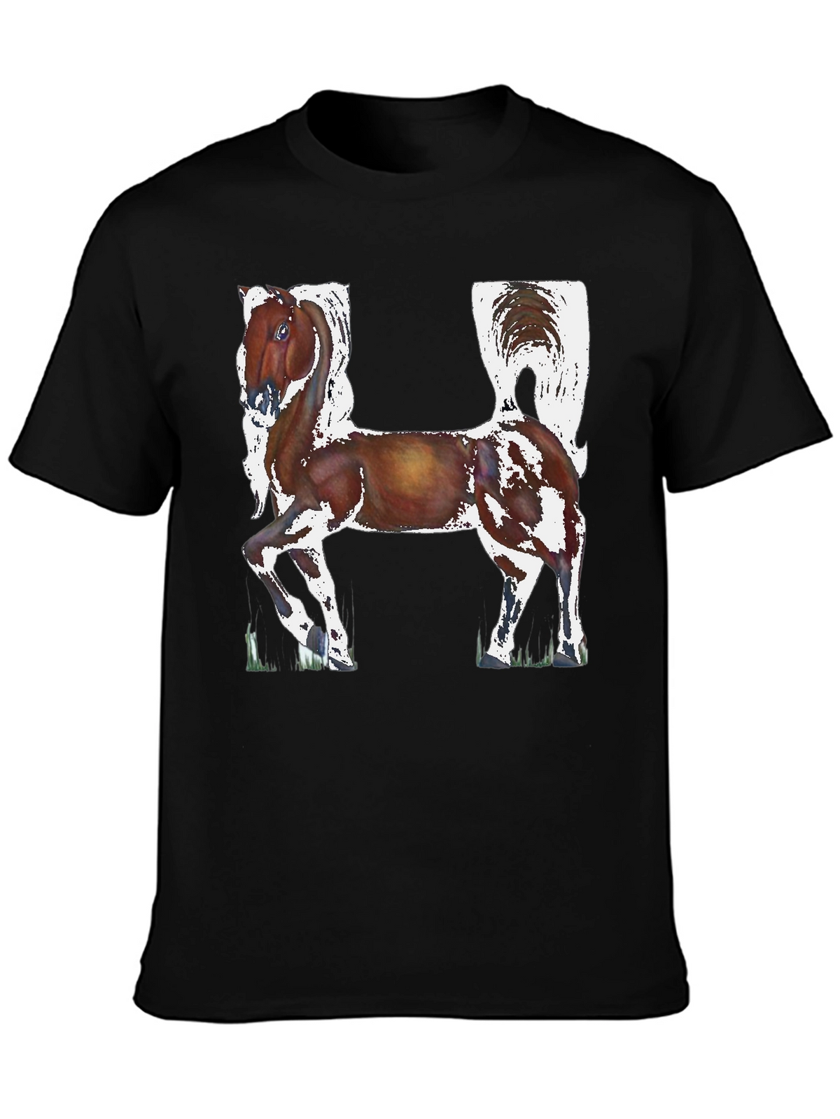 Horse Letter H Graphic Tee