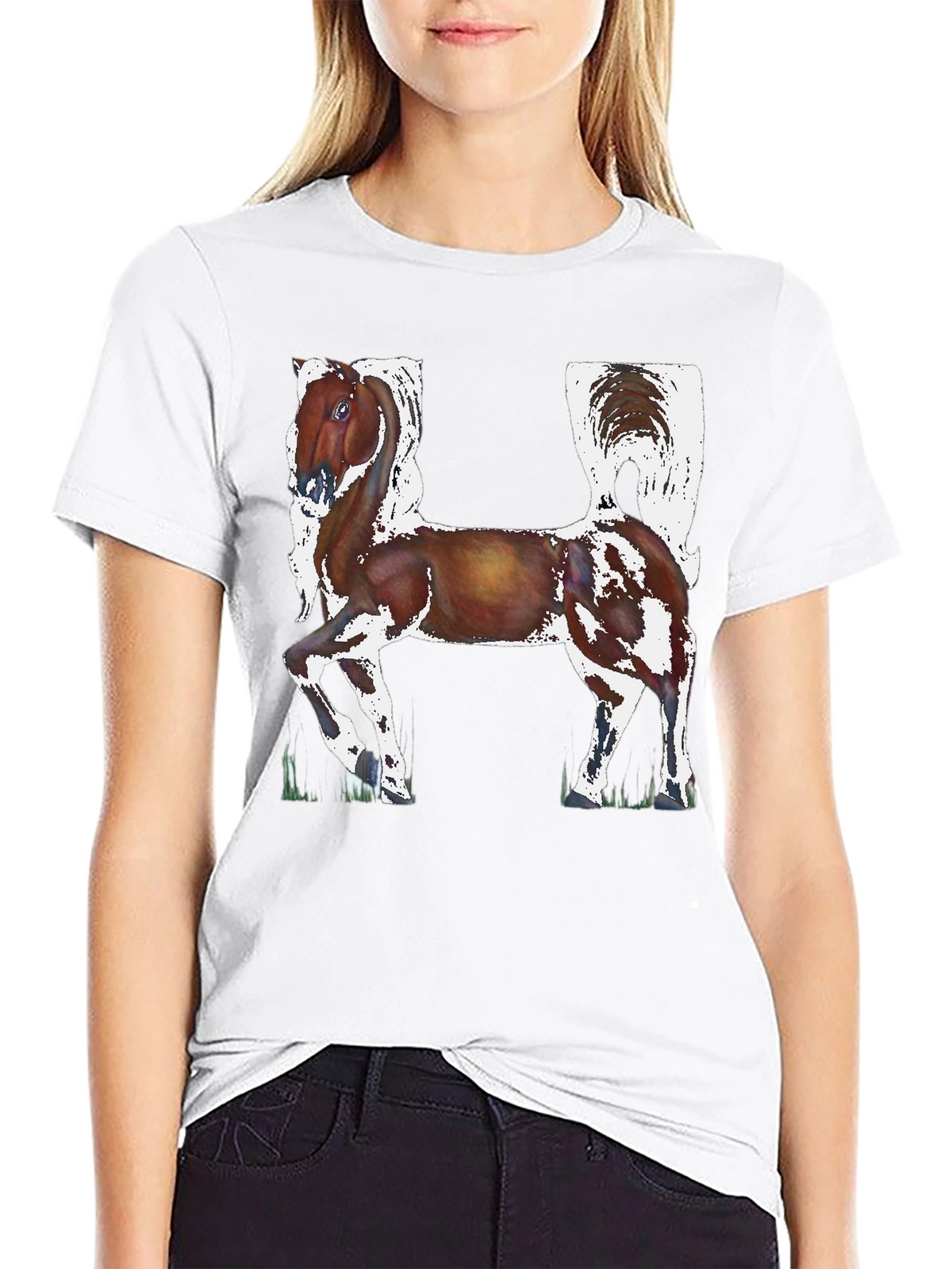 Horse Letter H Graphic Tee