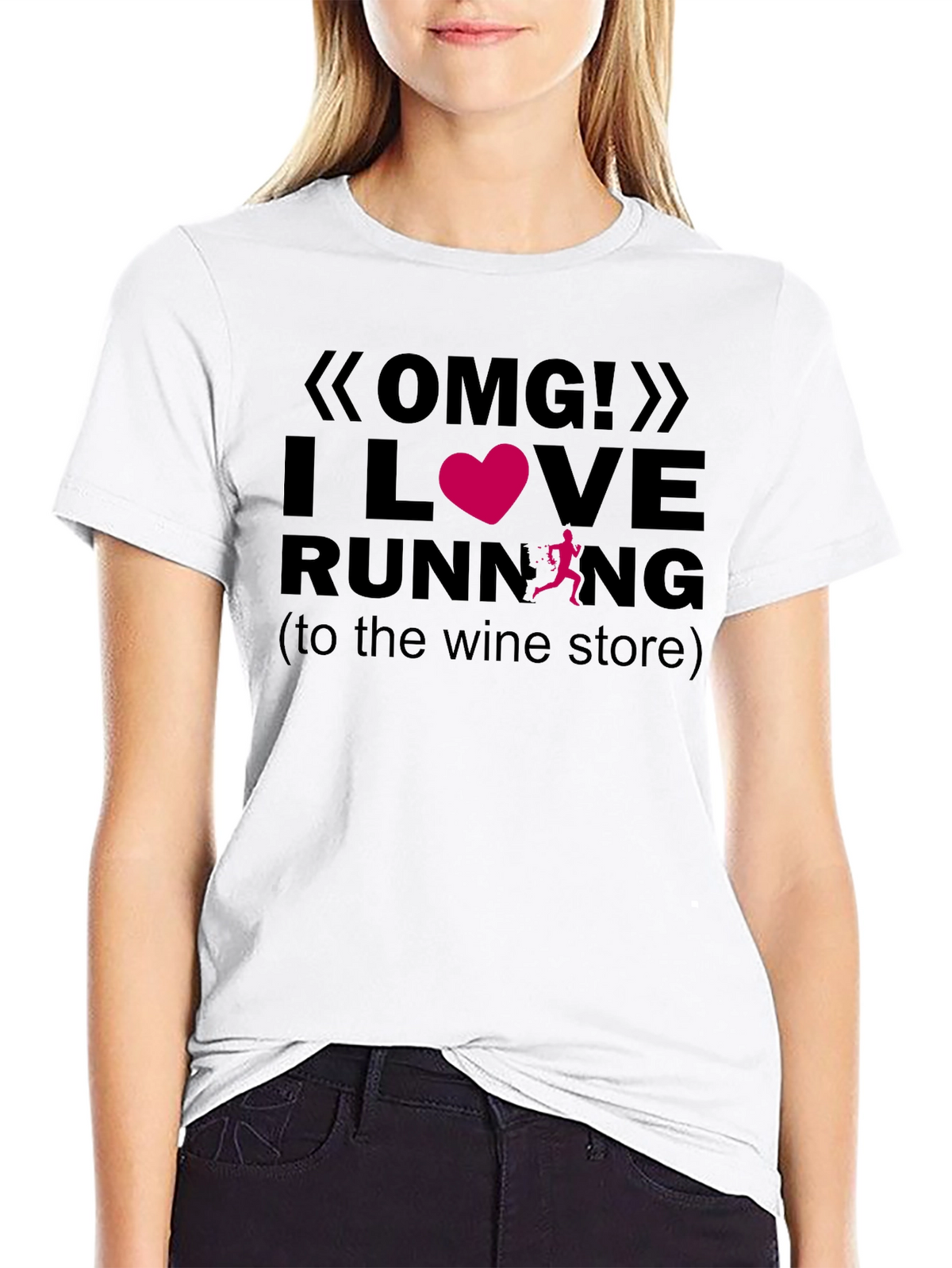 OMG! I Love Running Graphic Tee