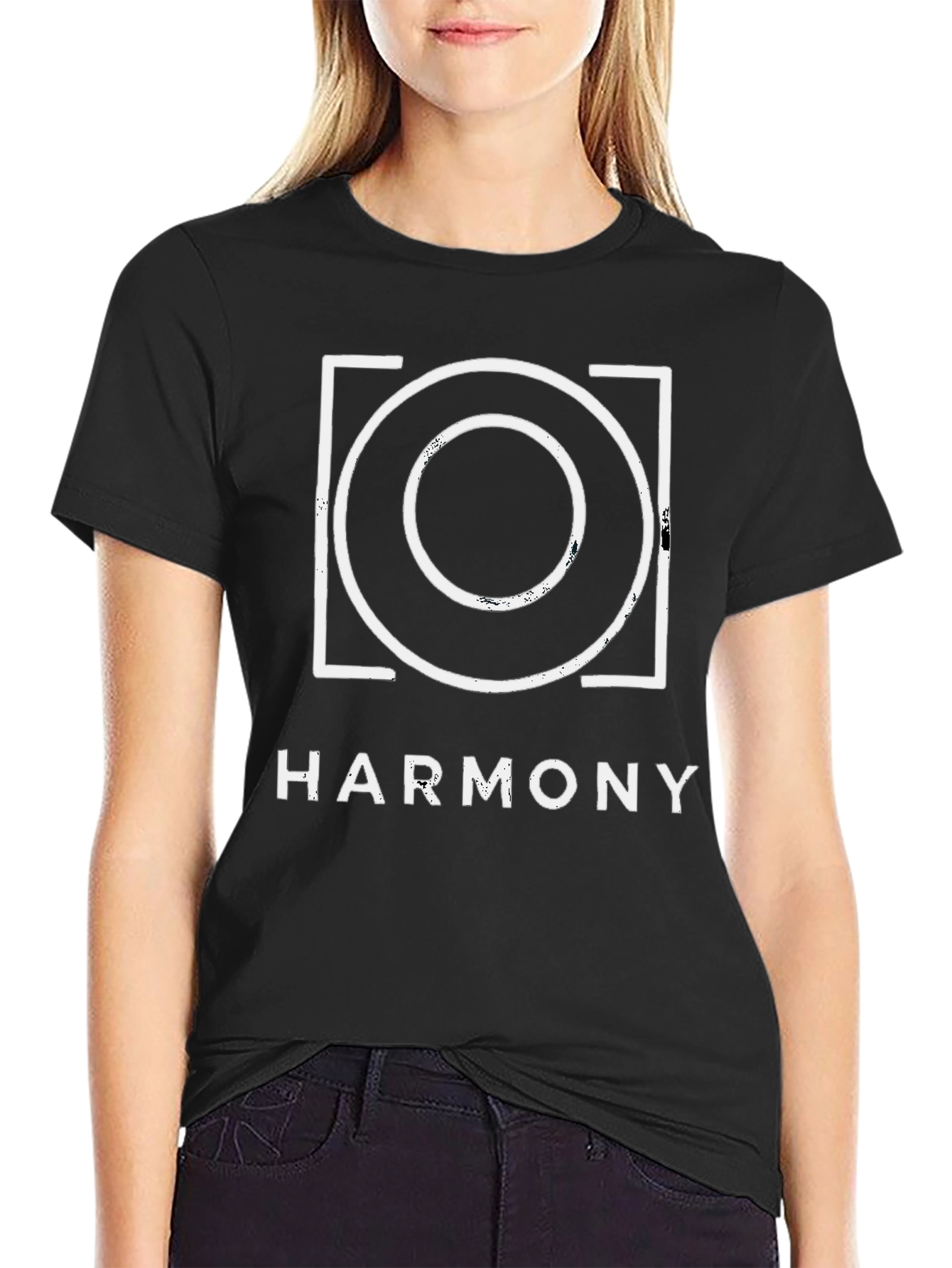 Harmony Graphic Tee - Circle Square Design