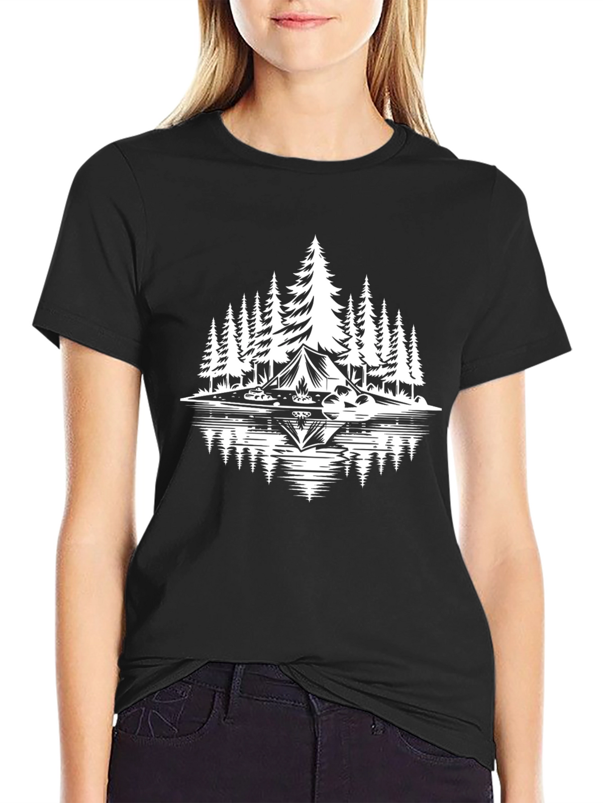 Camping Adventure Graphic T-Shirt