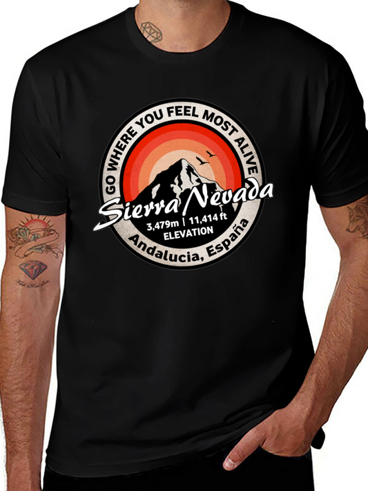 Sierra Nevada T-Shirt: Andalucia Spain Mountain Tee