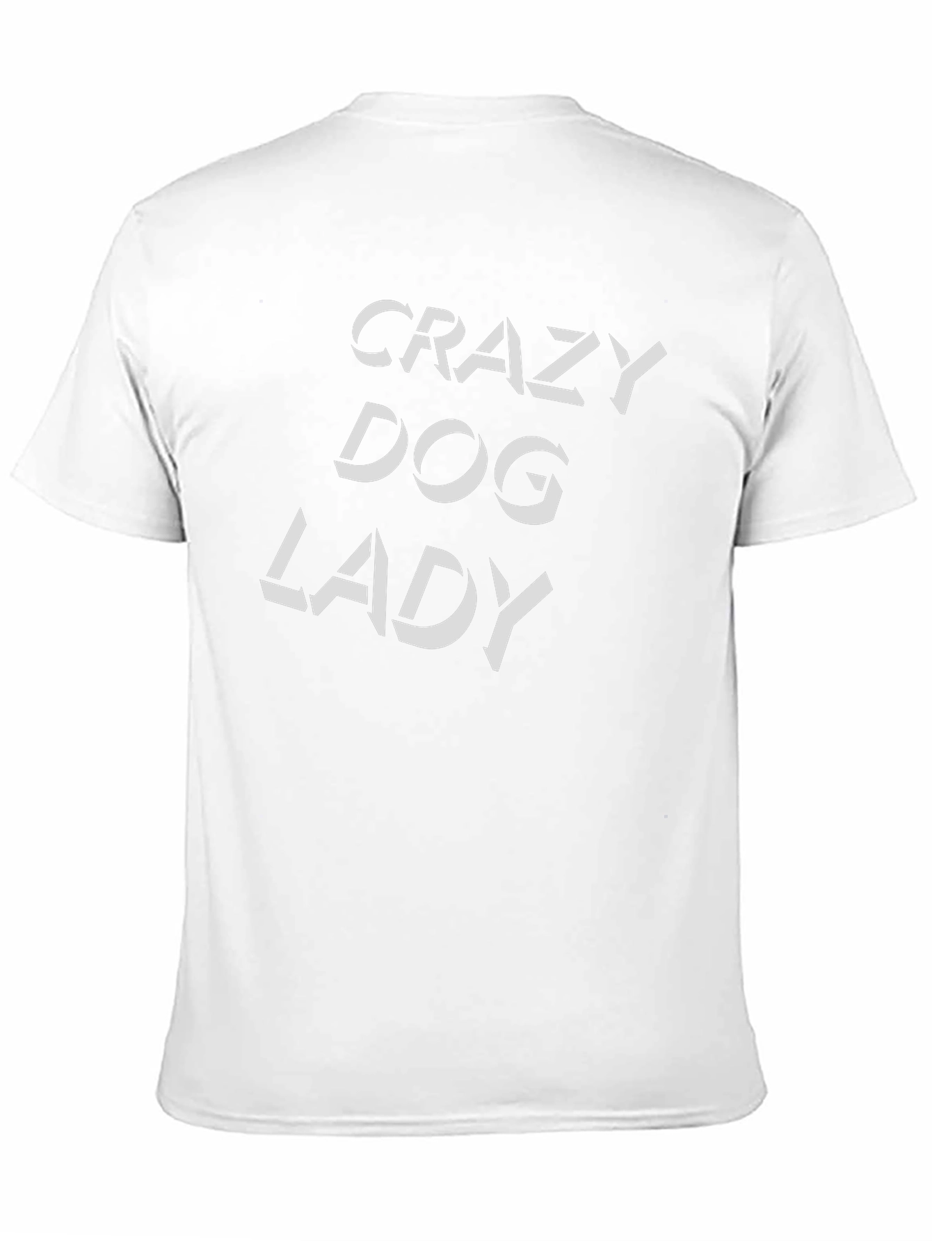 Crazy Dog Lady Black T-Shirt