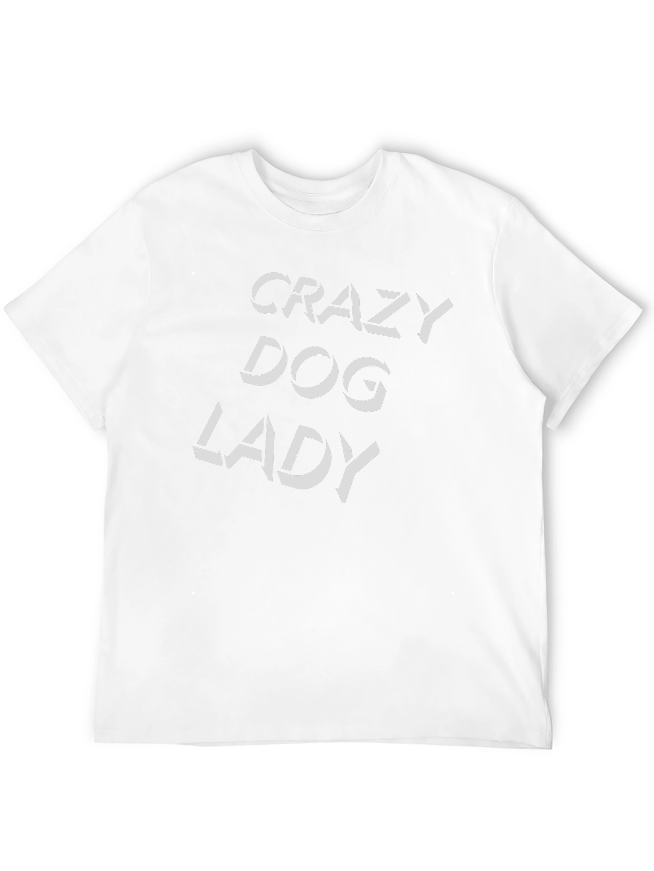 Crazy Dog Lady Black T-Shirt