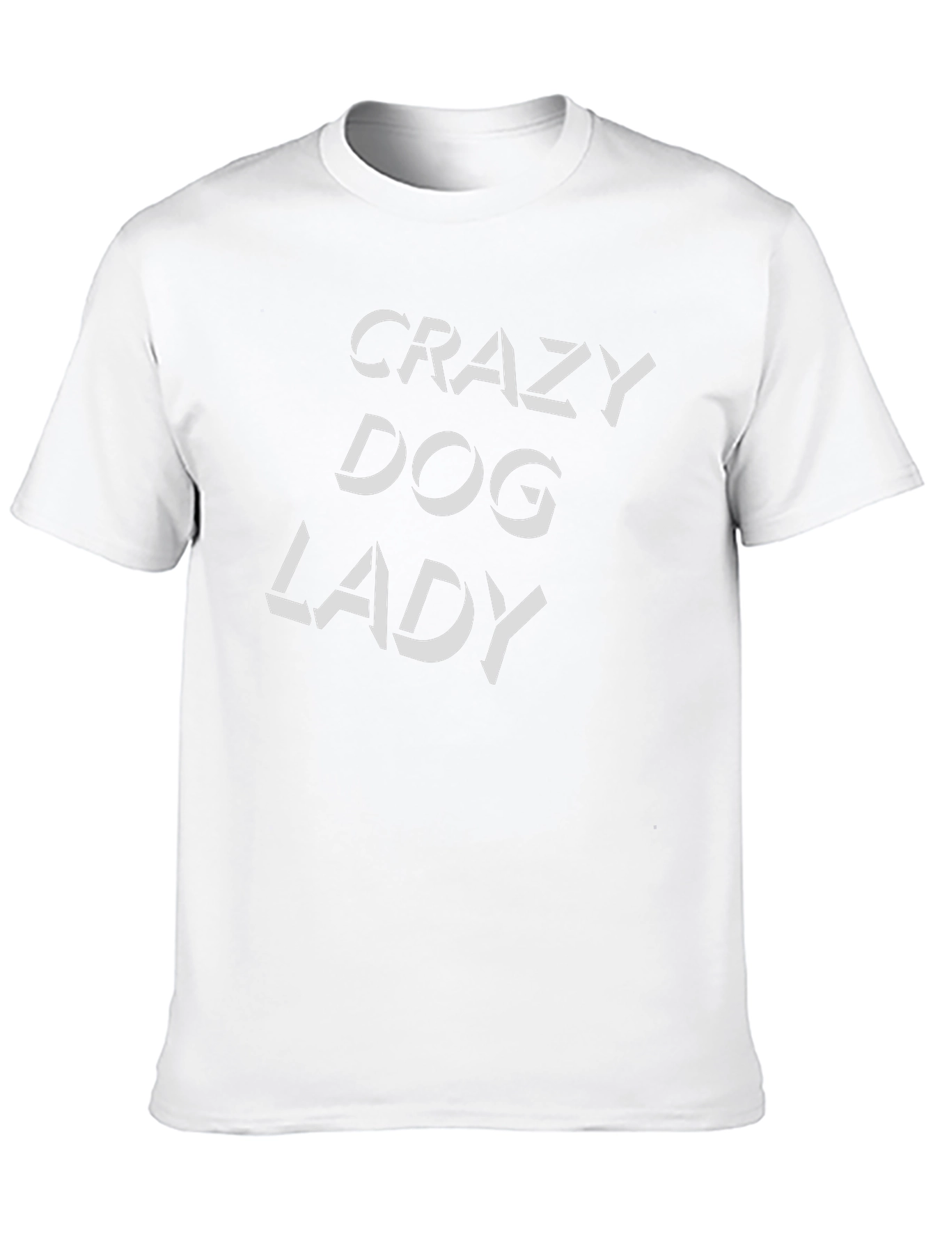 Crazy Dog Lady Black T-Shirt