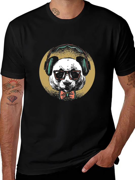 Panda DJ Graphic T-Shirt - Cool & Unique Style