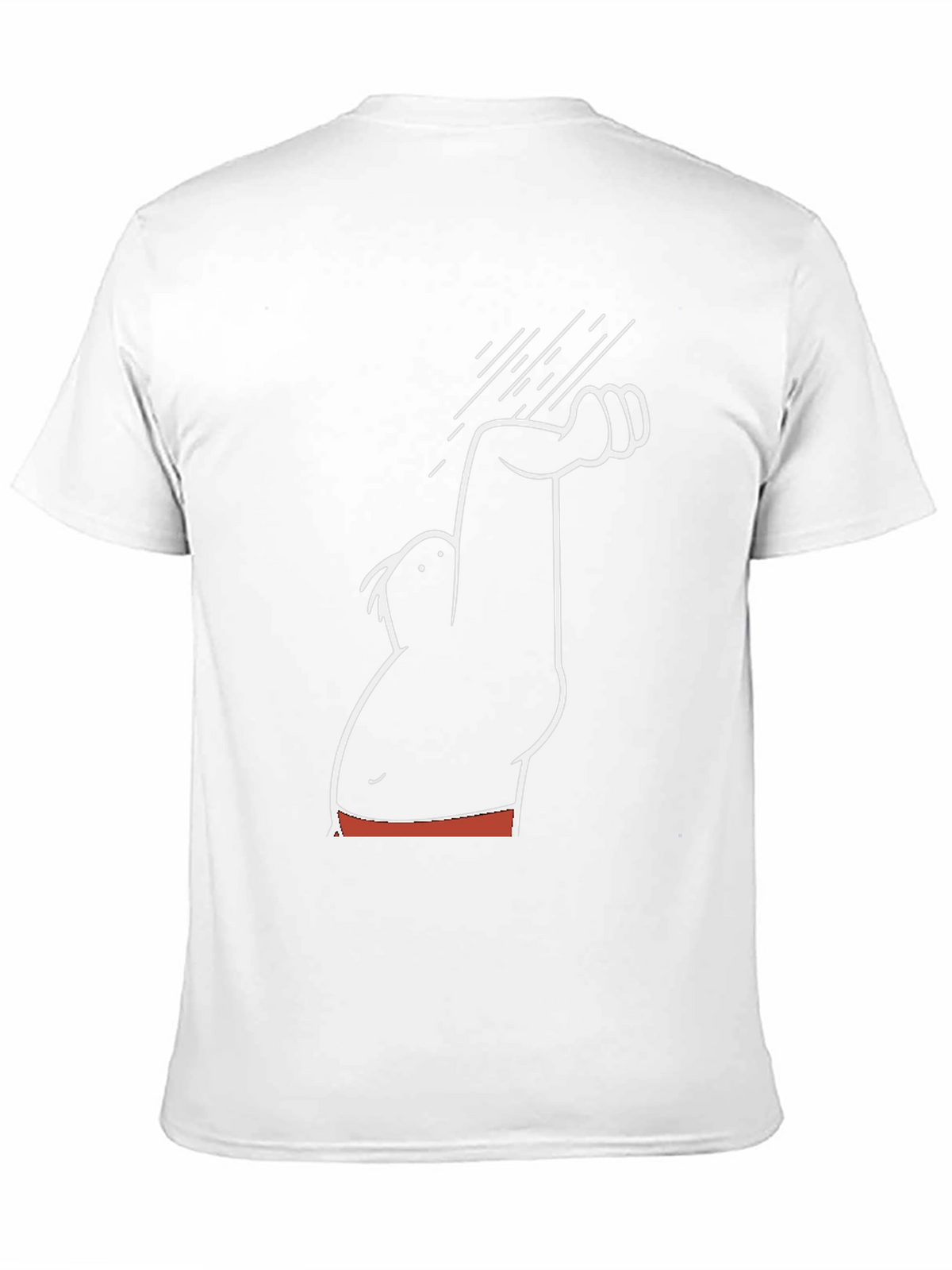 Funny Cartoon Graphic Tee - Black