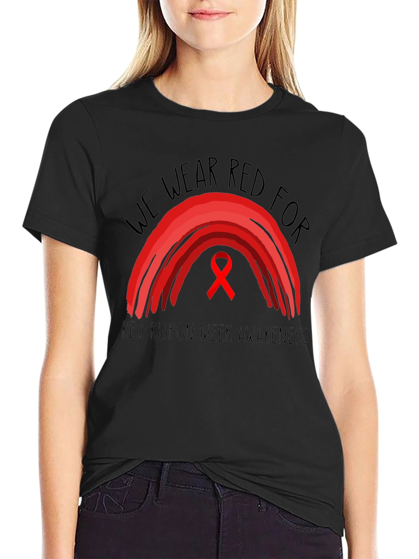 Red Ribbon Week Awareness T-Shirt