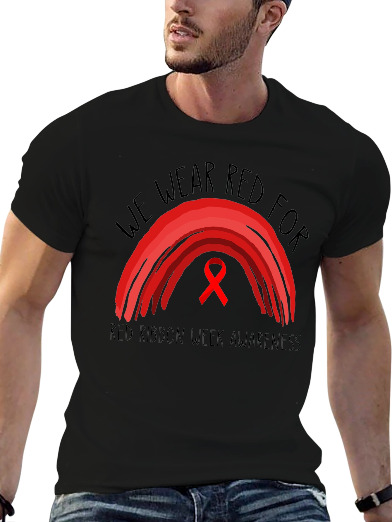 Red Ribbon Week Awareness T-Shirt