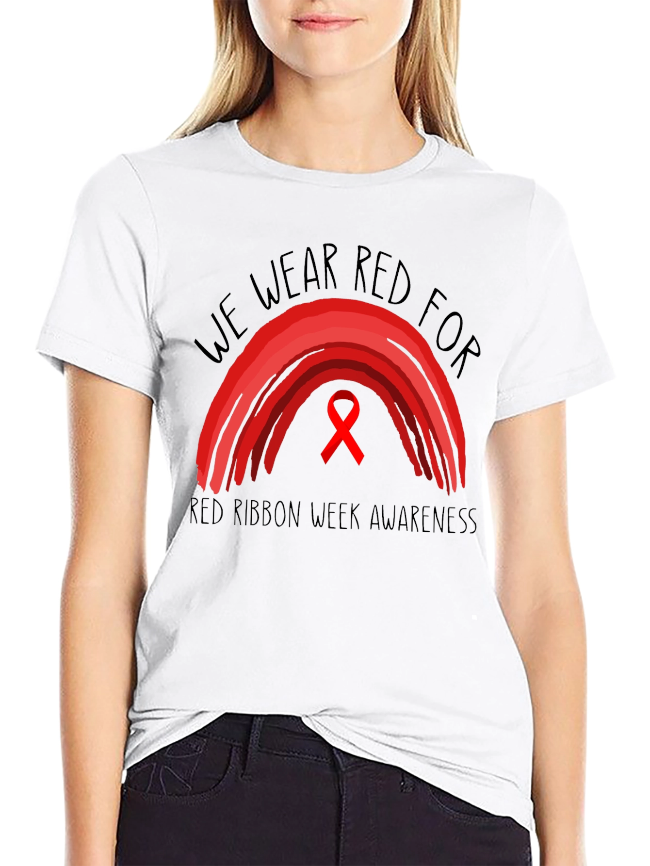 Red Ribbon Week Awareness T-Shirt