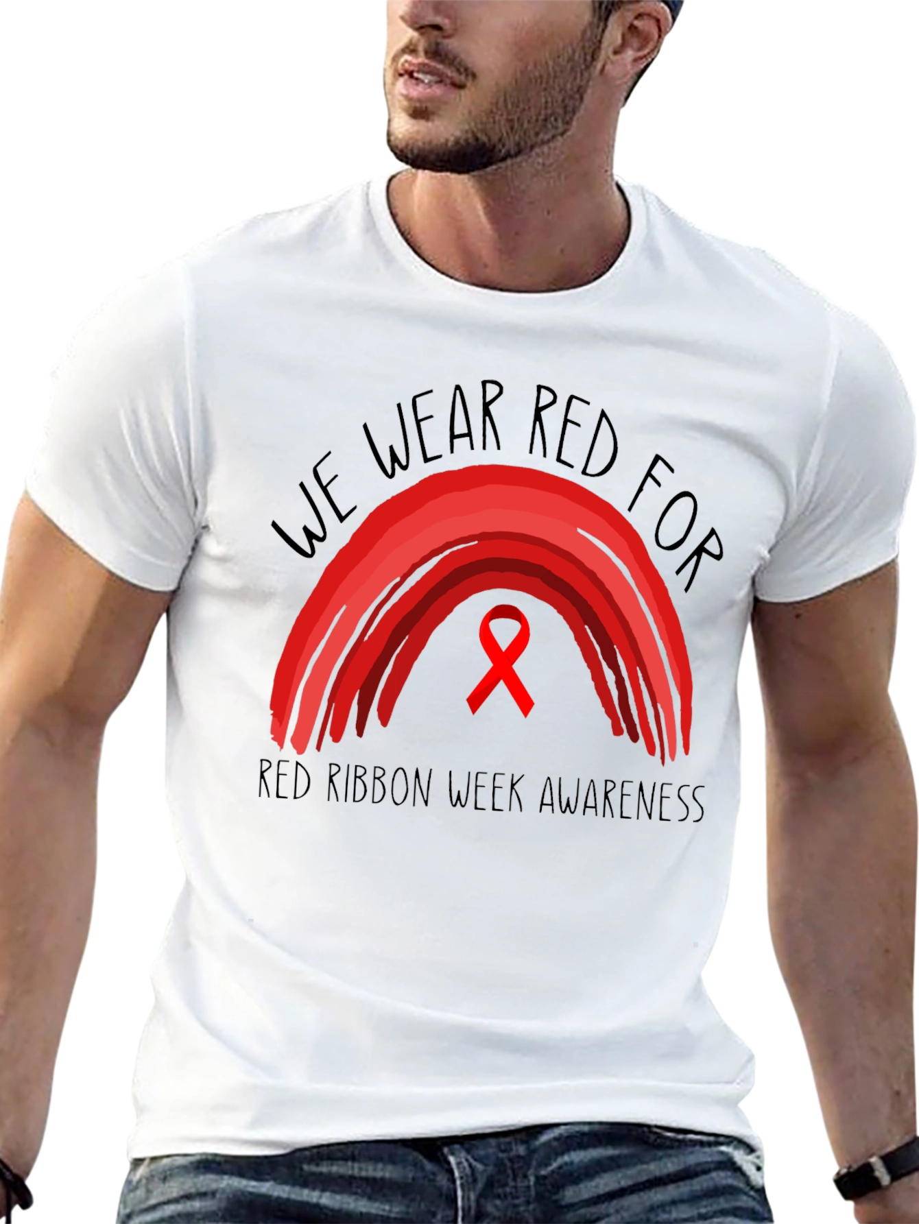 Red Ribbon Week Awareness T-Shirt