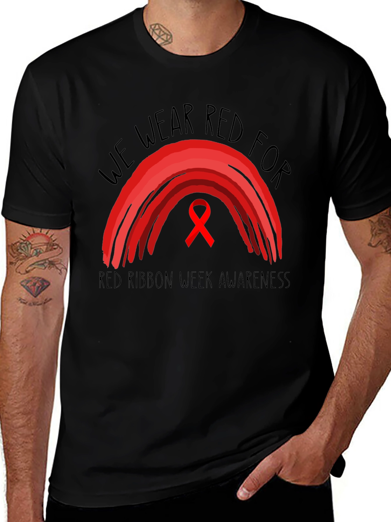 Red Ribbon Week Awareness T-Shirt