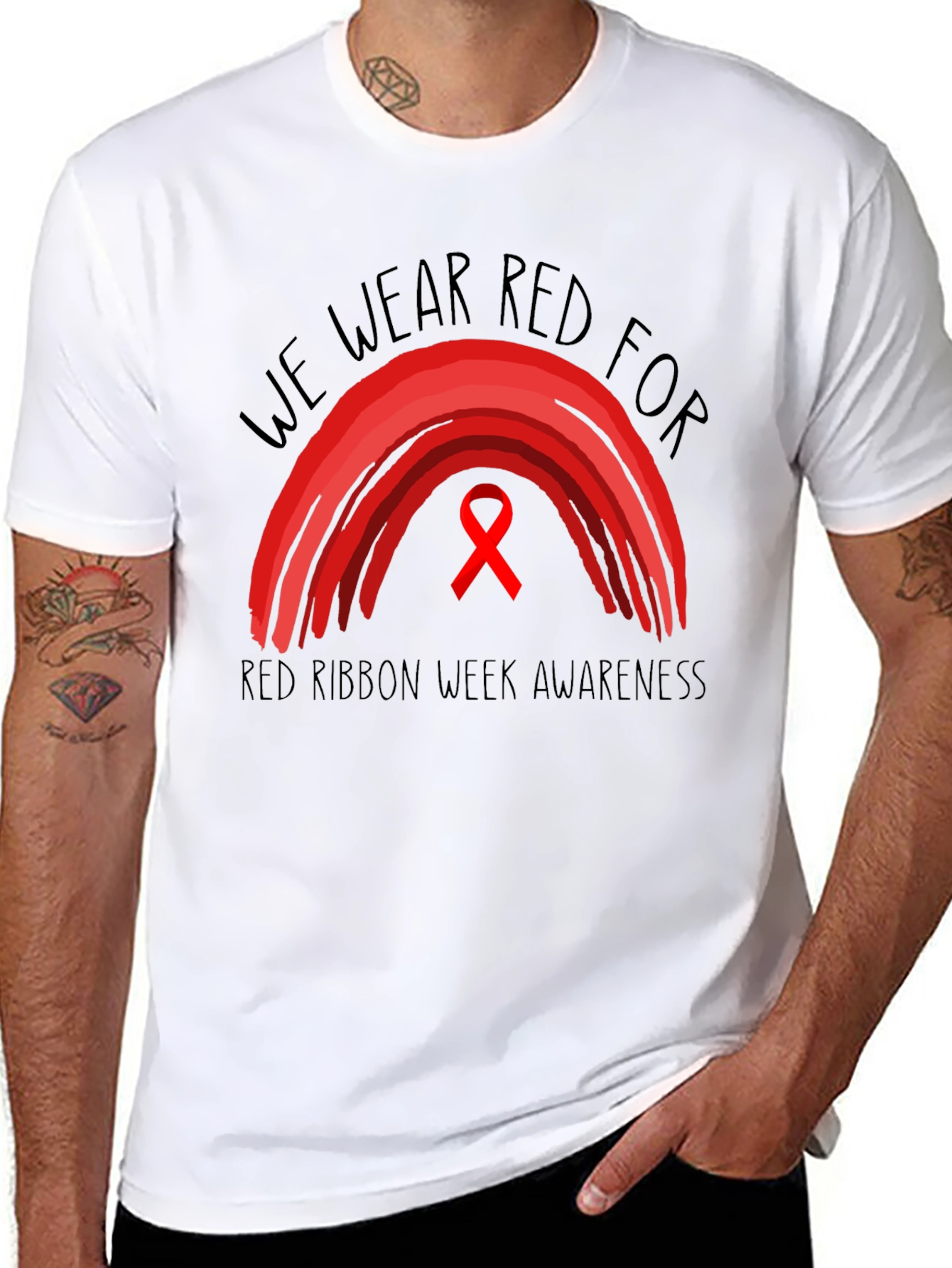 Red Ribbon Week Awareness T-Shirt