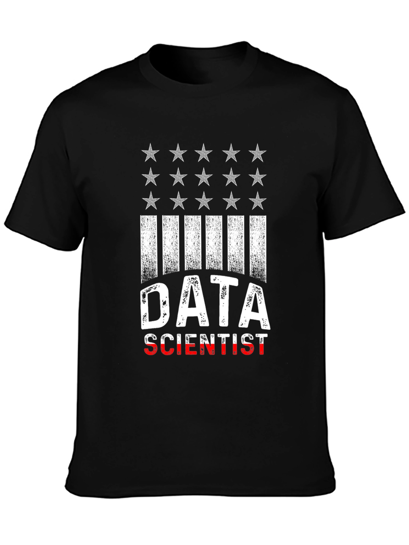 Data Scientist T-Shirt - American Flag Design