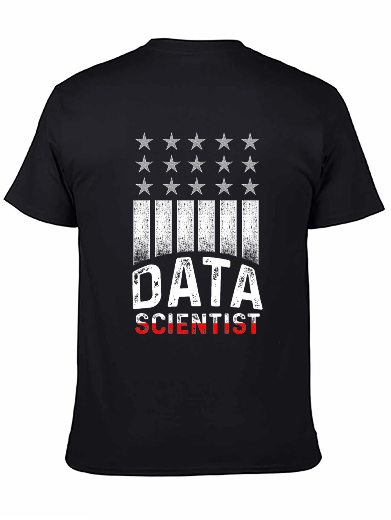 Data Scientist T-Shirt - American Flag Design