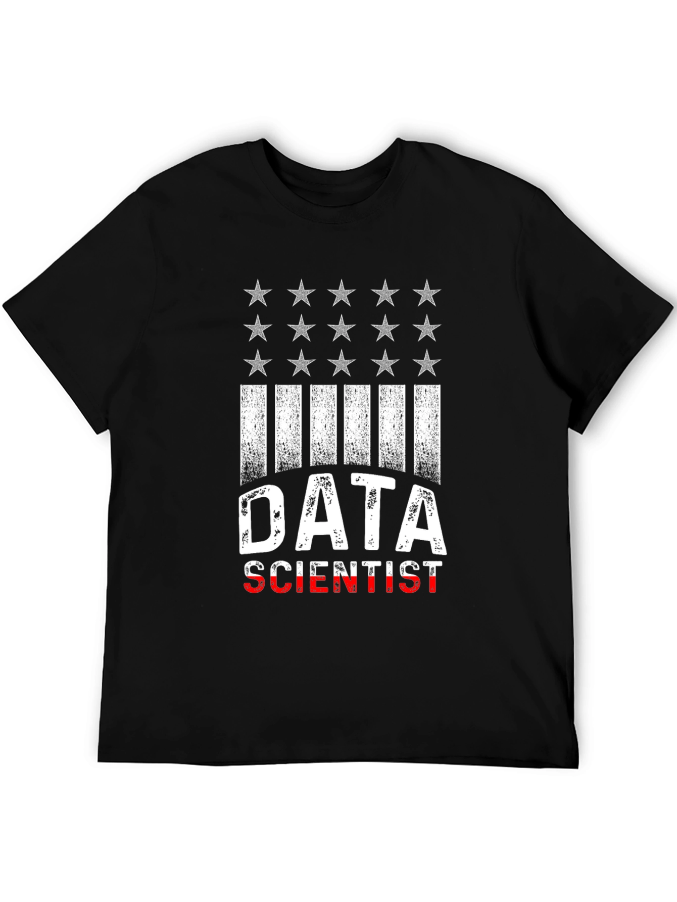 Data Scientist T-Shirt - American Flag Design