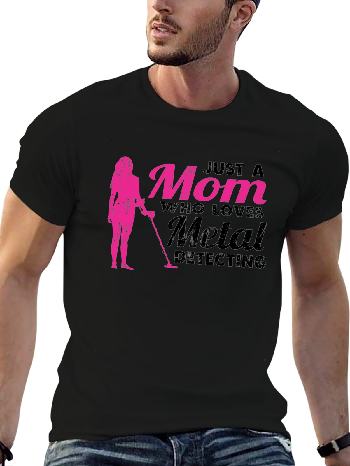 Mom Who Loves Metal Detecting T-Shirt