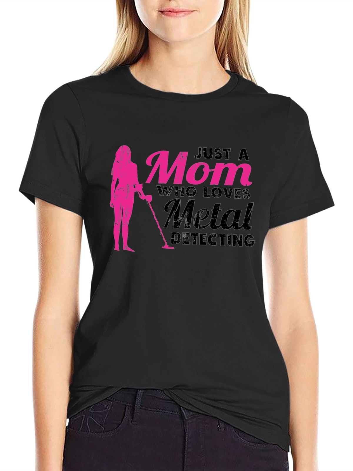 Mom Who Loves Metal Detecting T-Shirt