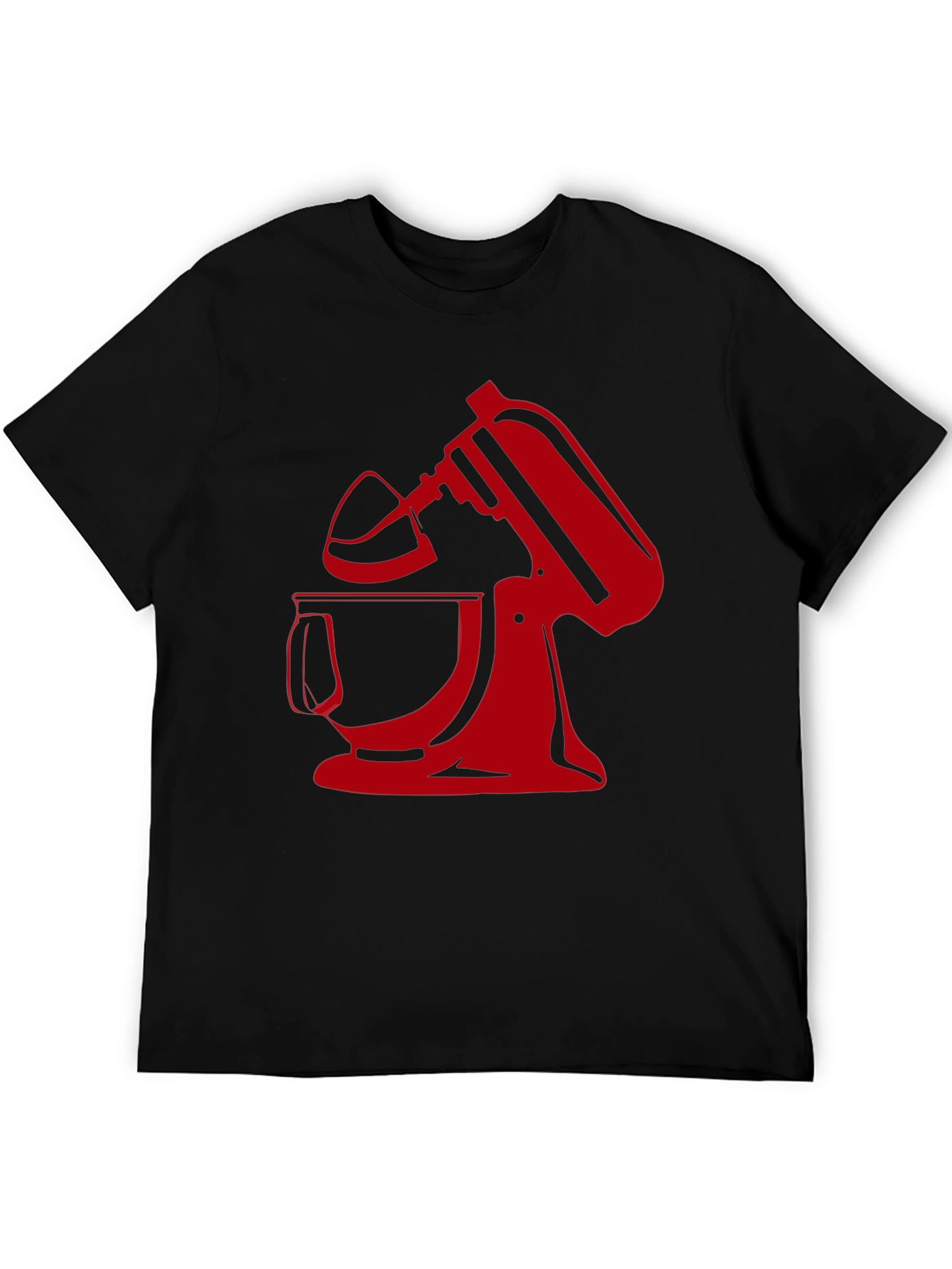 Red Mixer Graphic T-Shirt - Baking Enthusiast Apparel