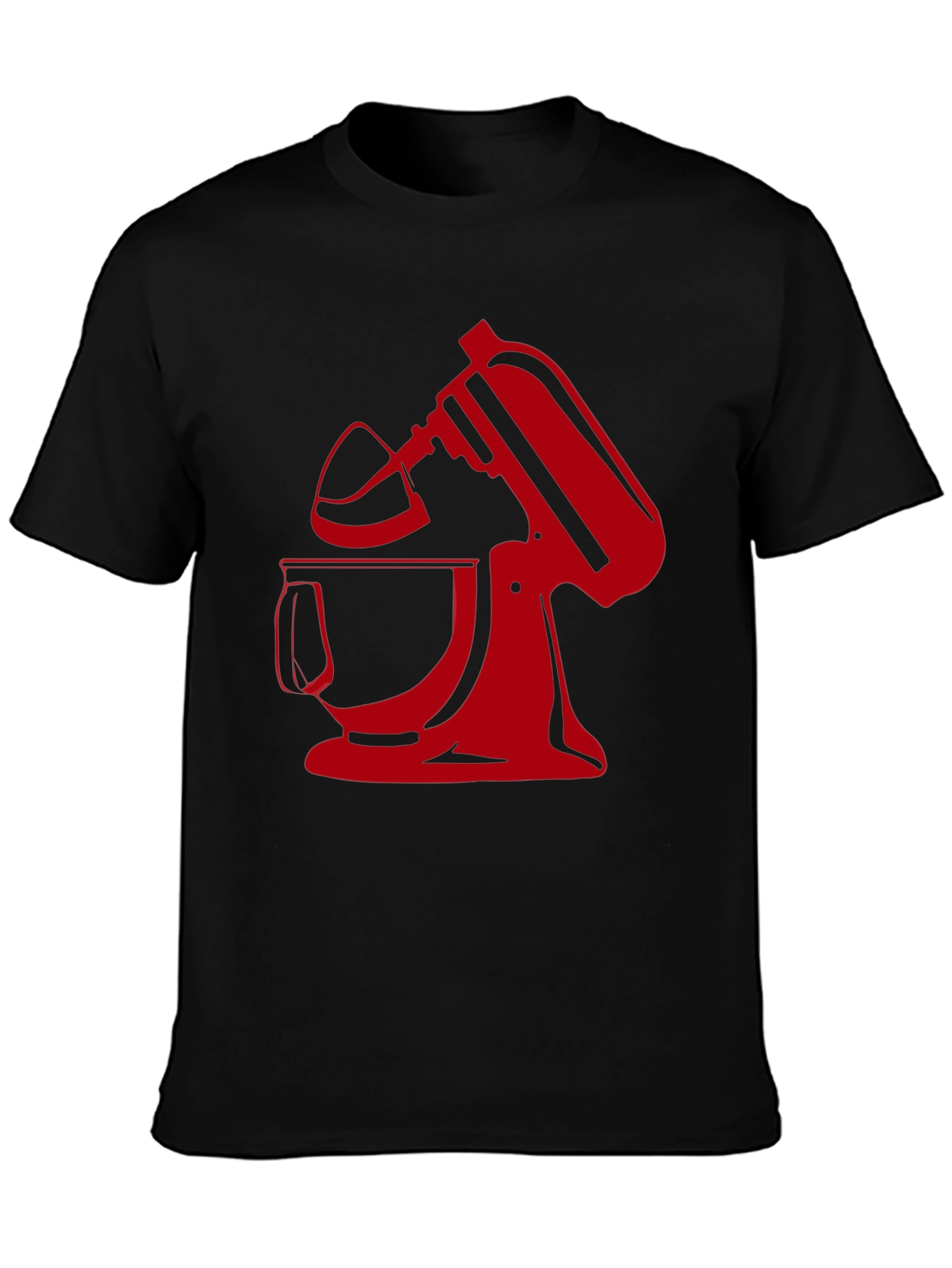 Red Mixer Graphic T-Shirt - Baking Enthusiast Apparel