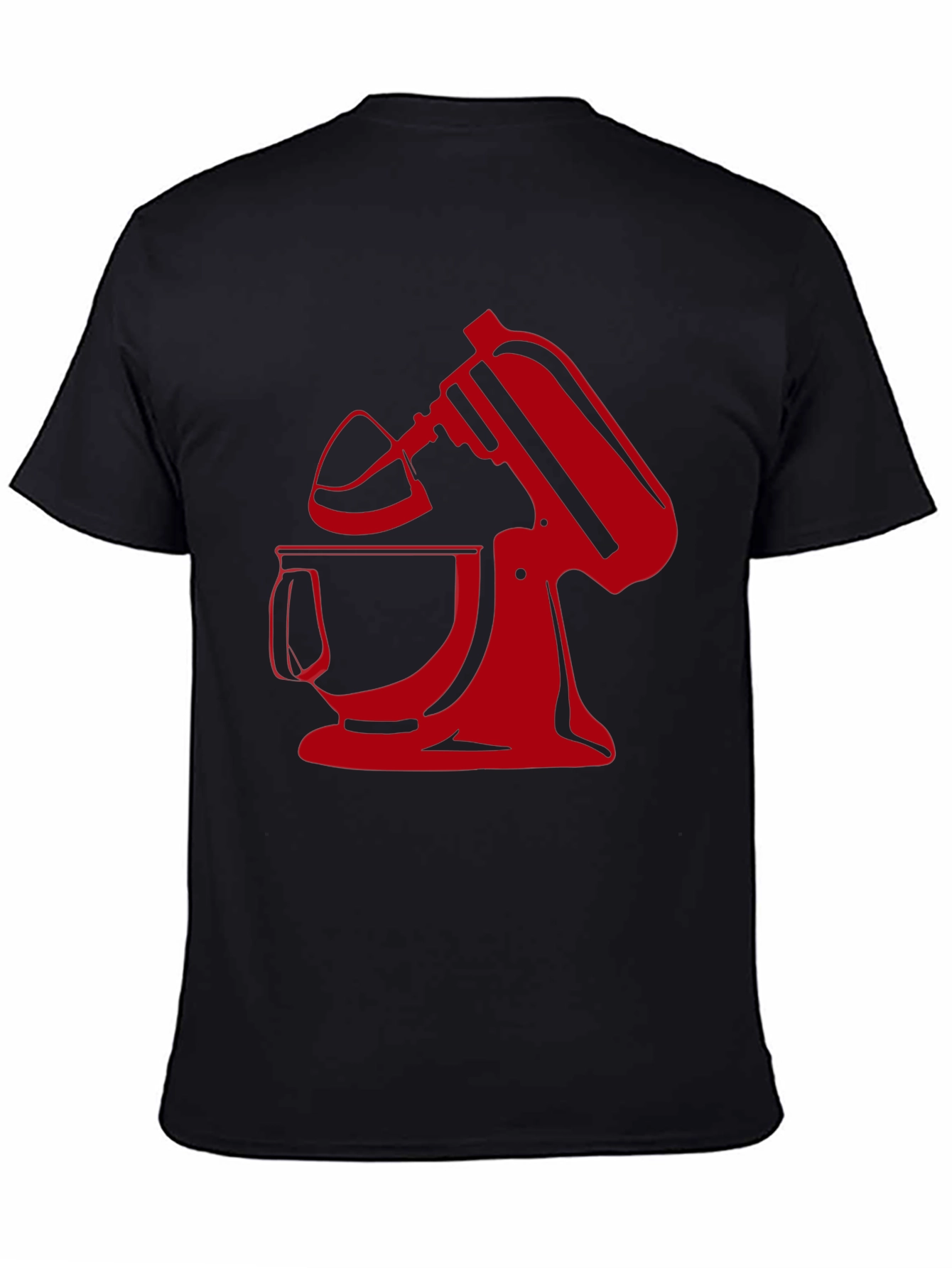Red Mixer Graphic T-Shirt - Baking Enthusiast Apparel
