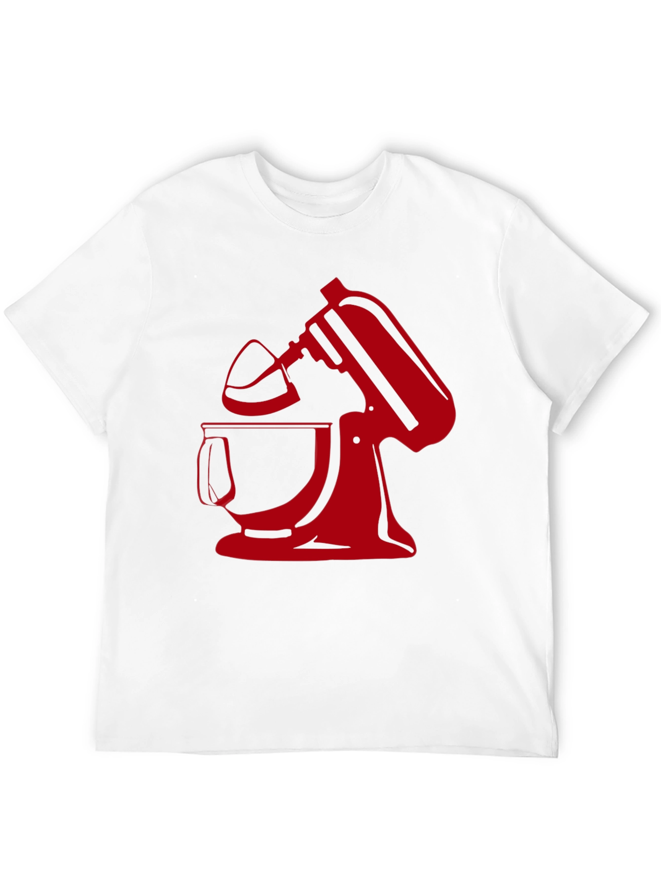 Red Mixer Graphic T-Shirt - Baking Enthusiast Apparel