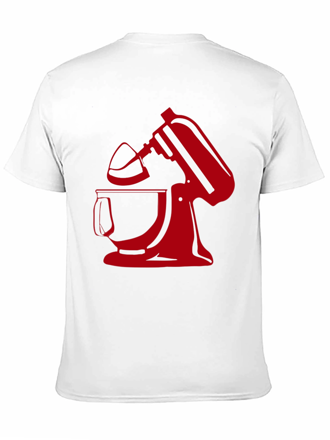 Red Mixer Graphic T-Shirt - Baking Enthusiast Apparel