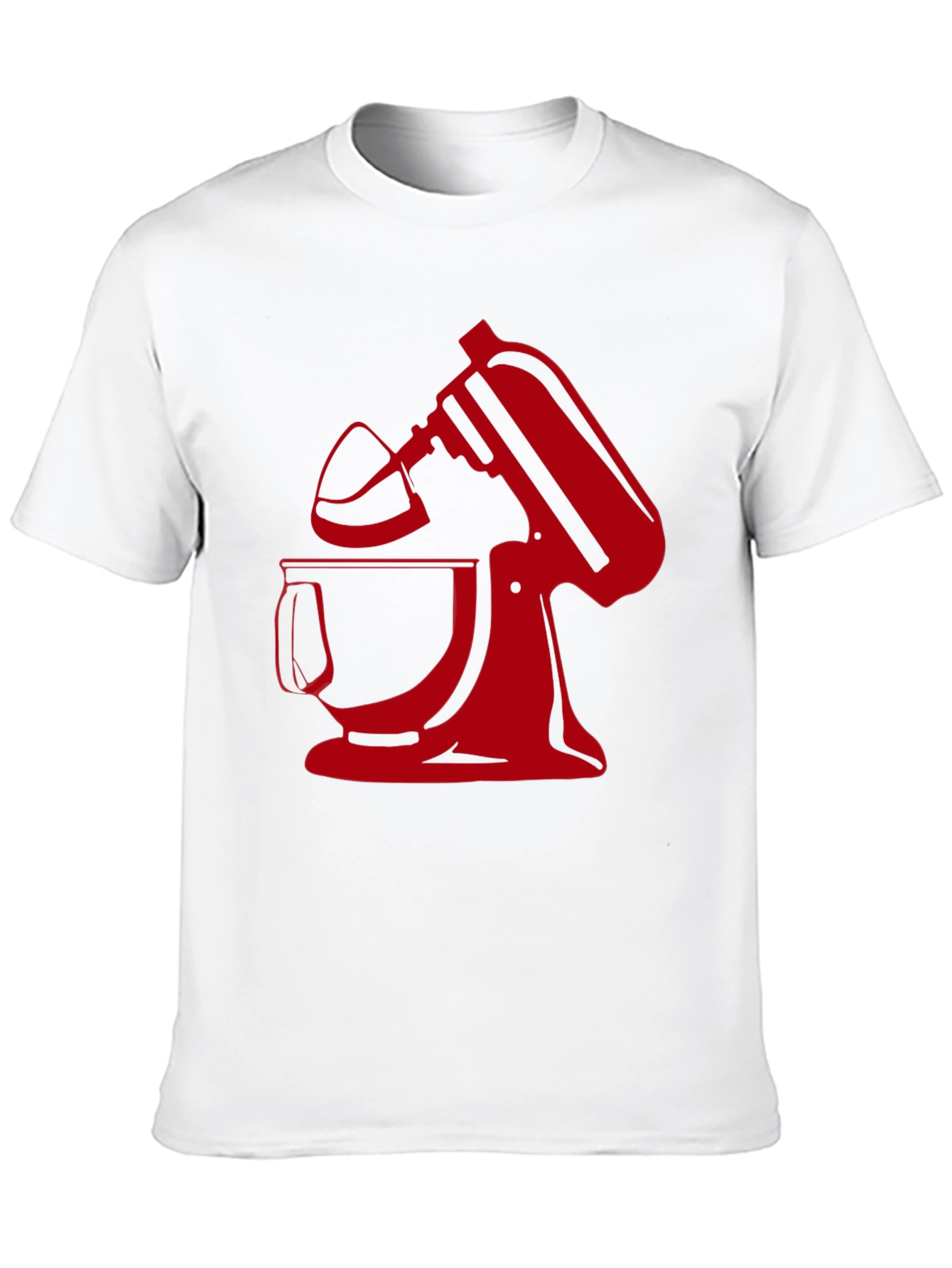 Red Mixer Graphic T-Shirt - Baking Enthusiast Apparel