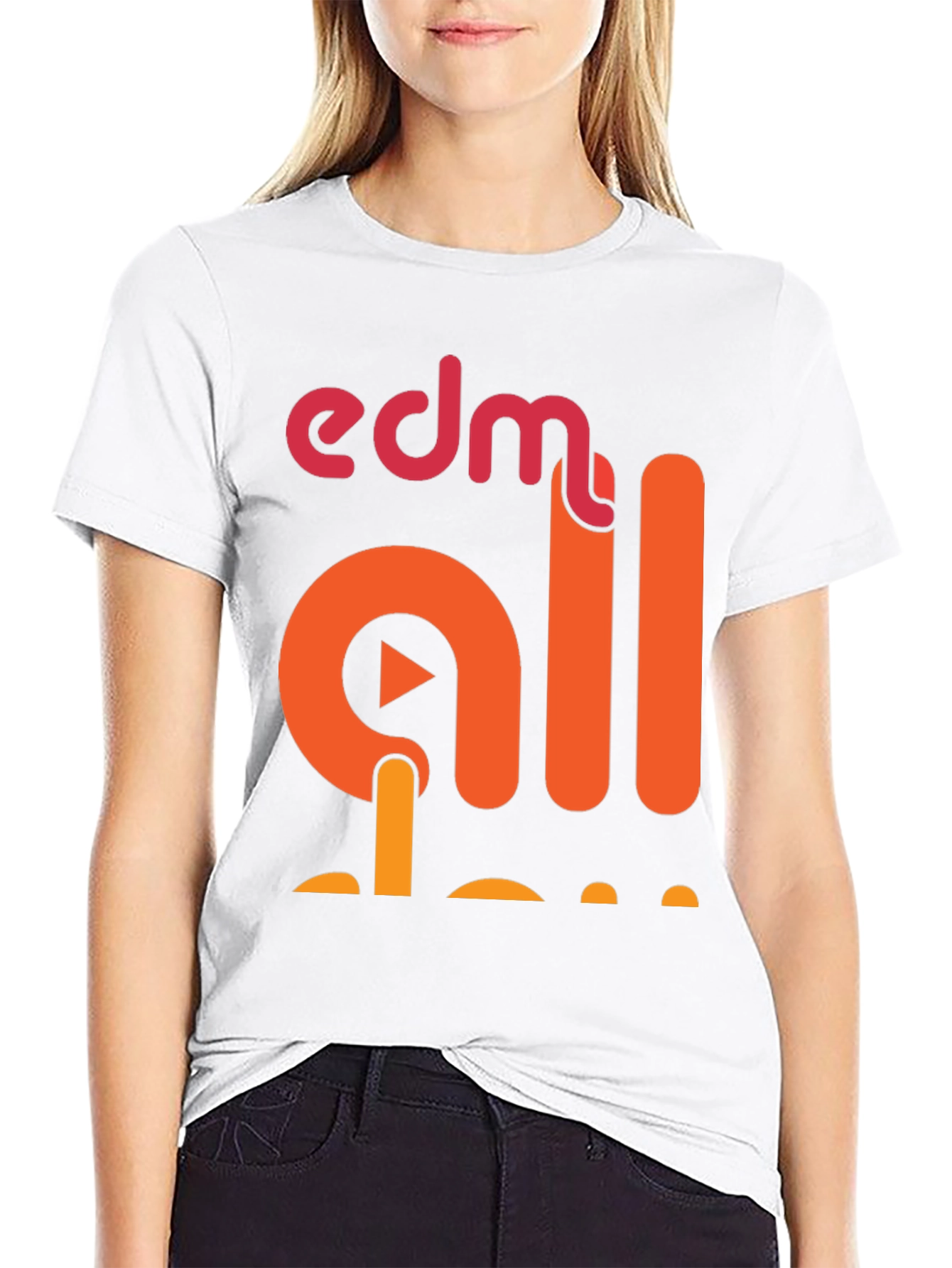 EDM All Day Graphic T-Shirt