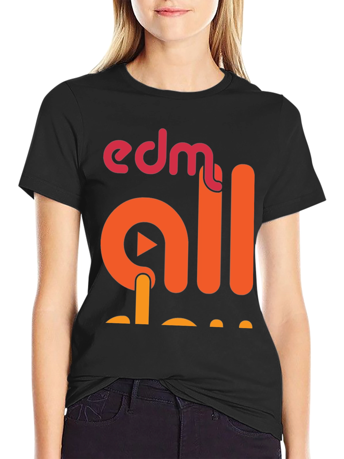EDM All Day Graphic T-Shirt