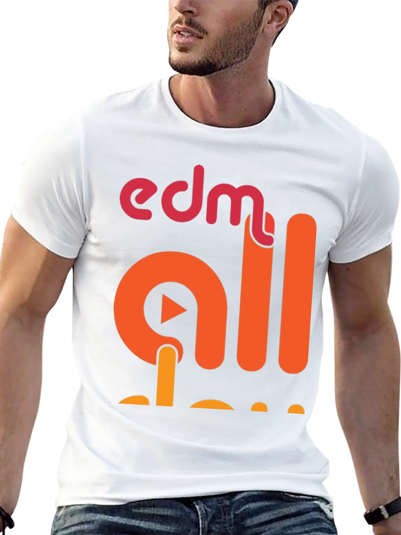 EDM All Day Graphic T-Shirt