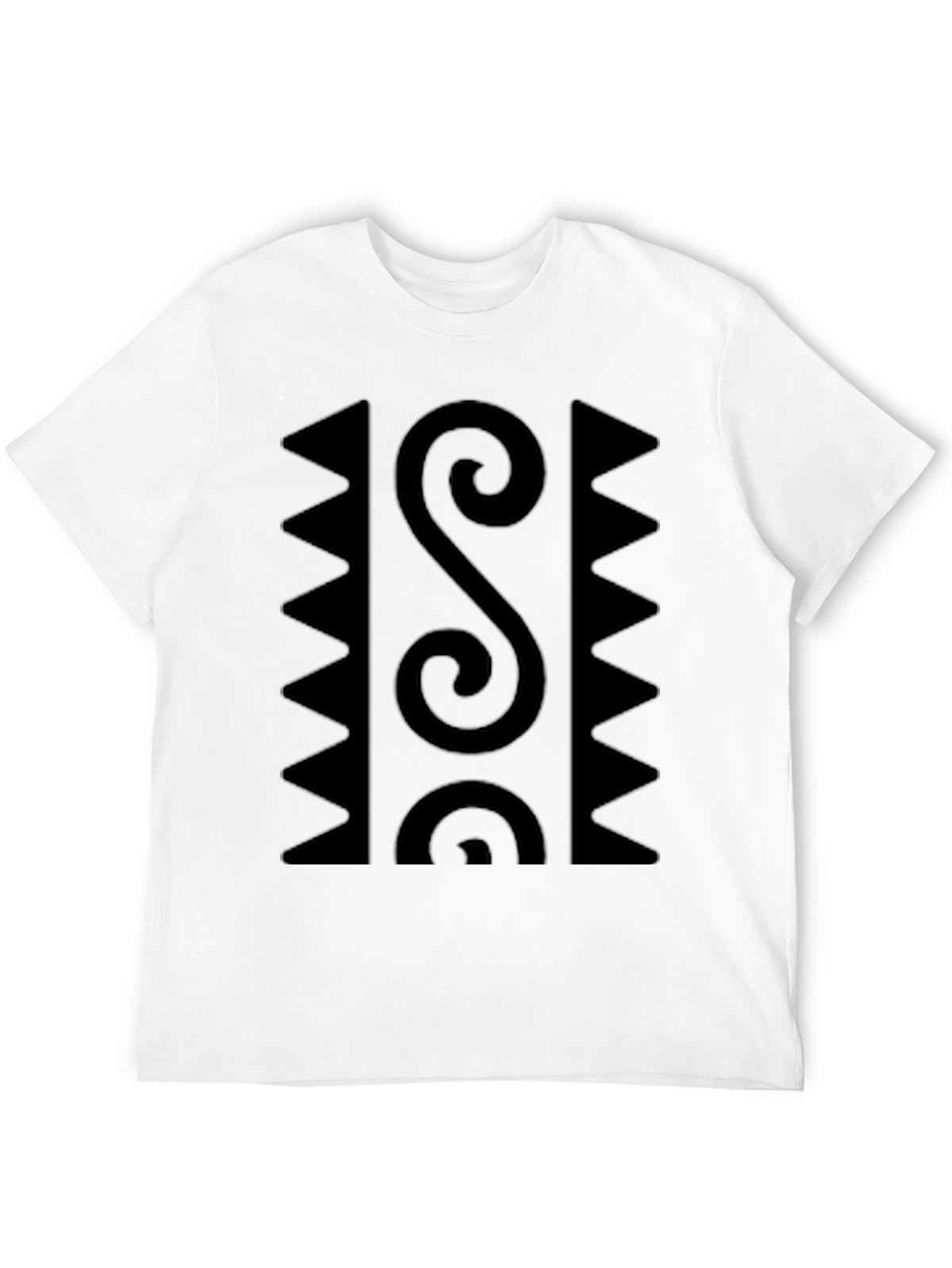 Graphic Print Black Casual T-Shirt