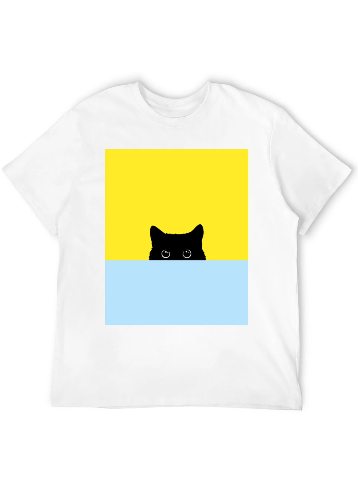 Peek-a-Boo Cat Graphic Tee