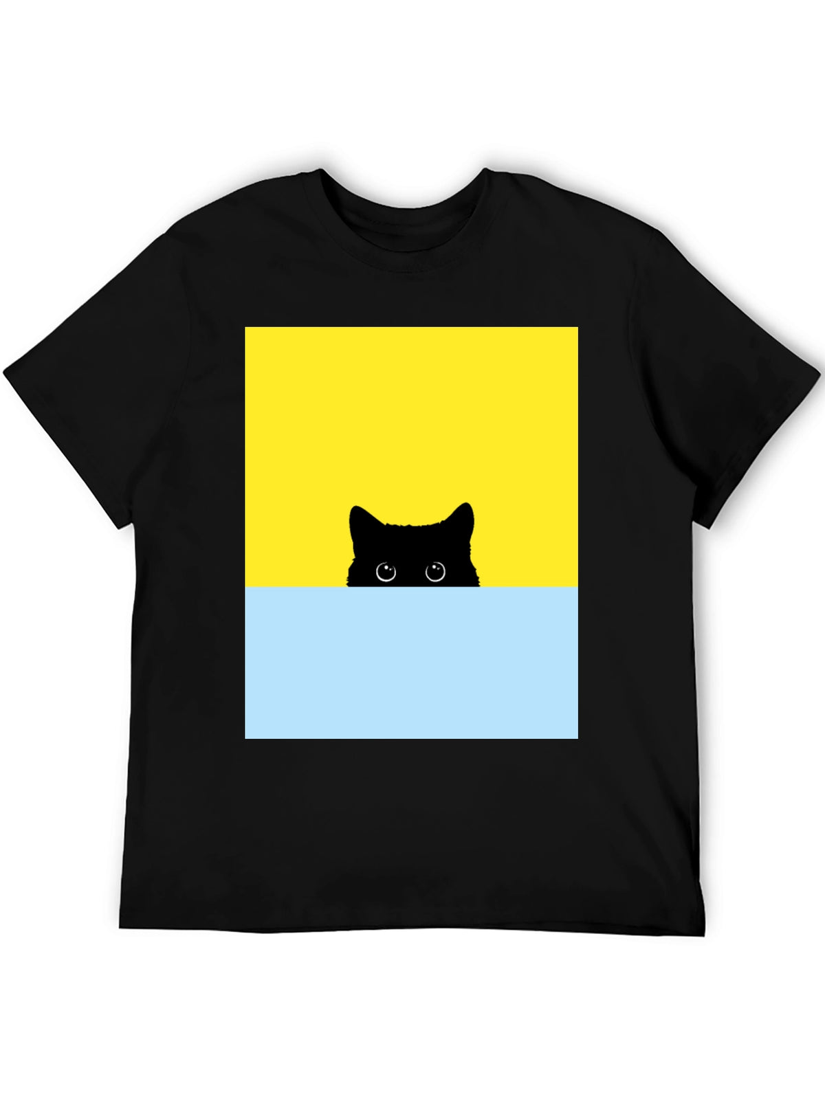 Peek-a-Boo Cat Graphic Tee