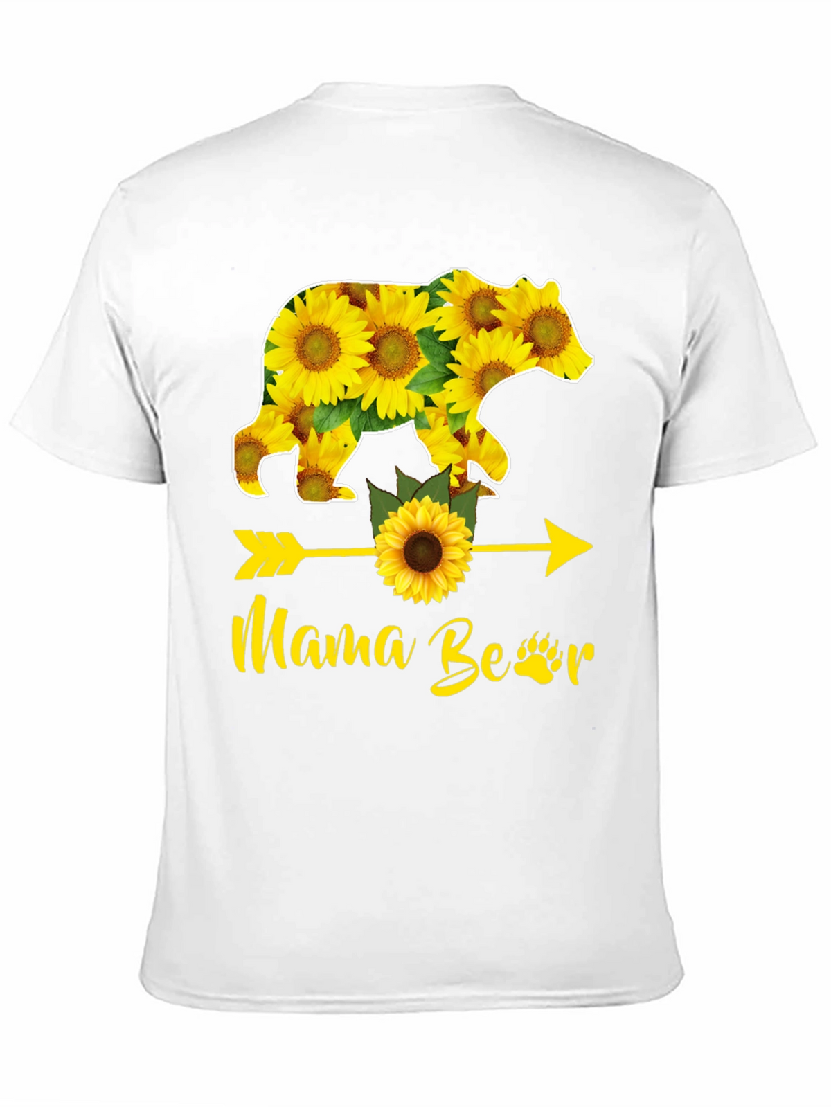 Mama Bear Sunflower Graphic Tee