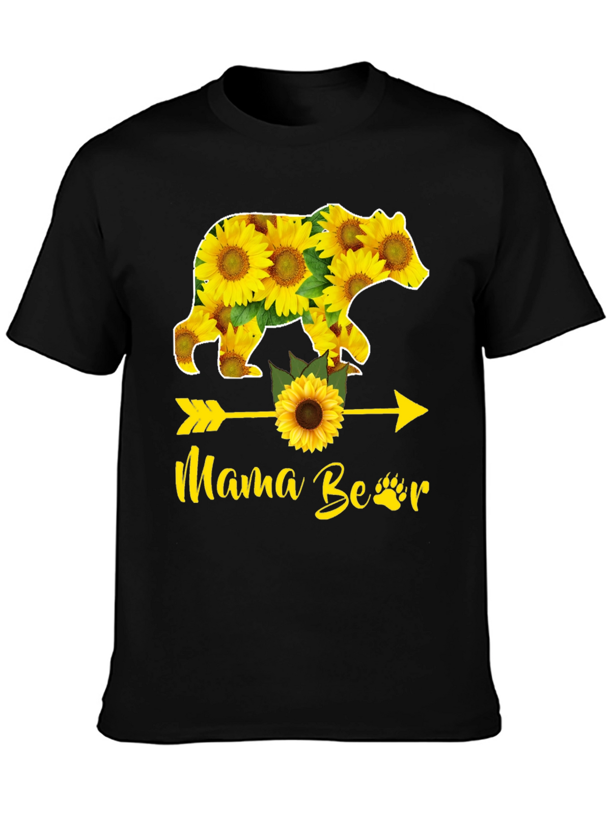 Mama Bear Sunflower Graphic Tee