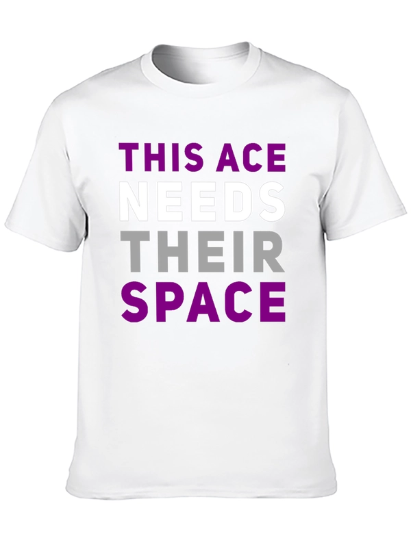 Asexual Pride T-Shirt - This Ace Needs Space Tee
